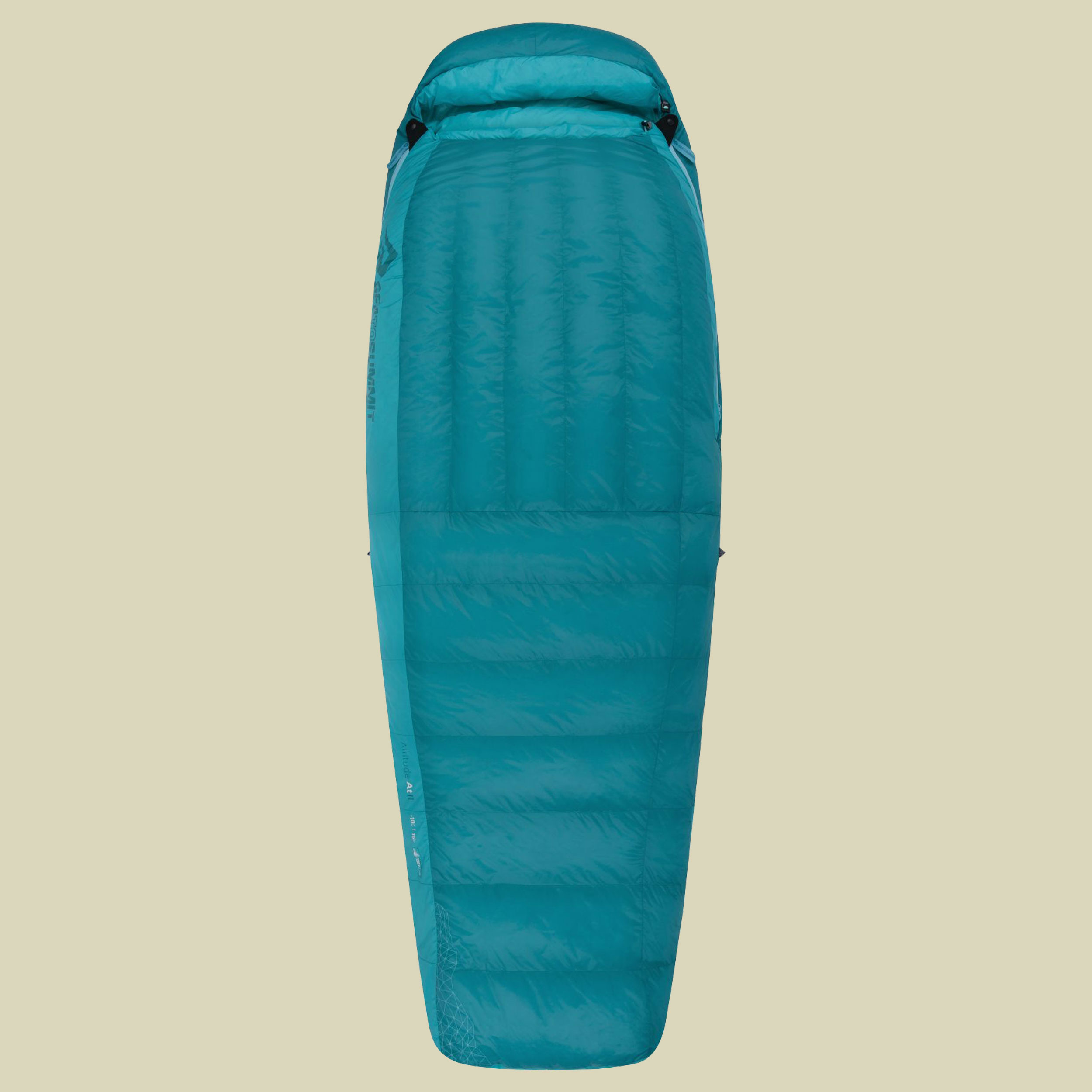 Altitude AtII bis Körpergröße 183 cm Farbe ocean/arctic, Reißverschluss links