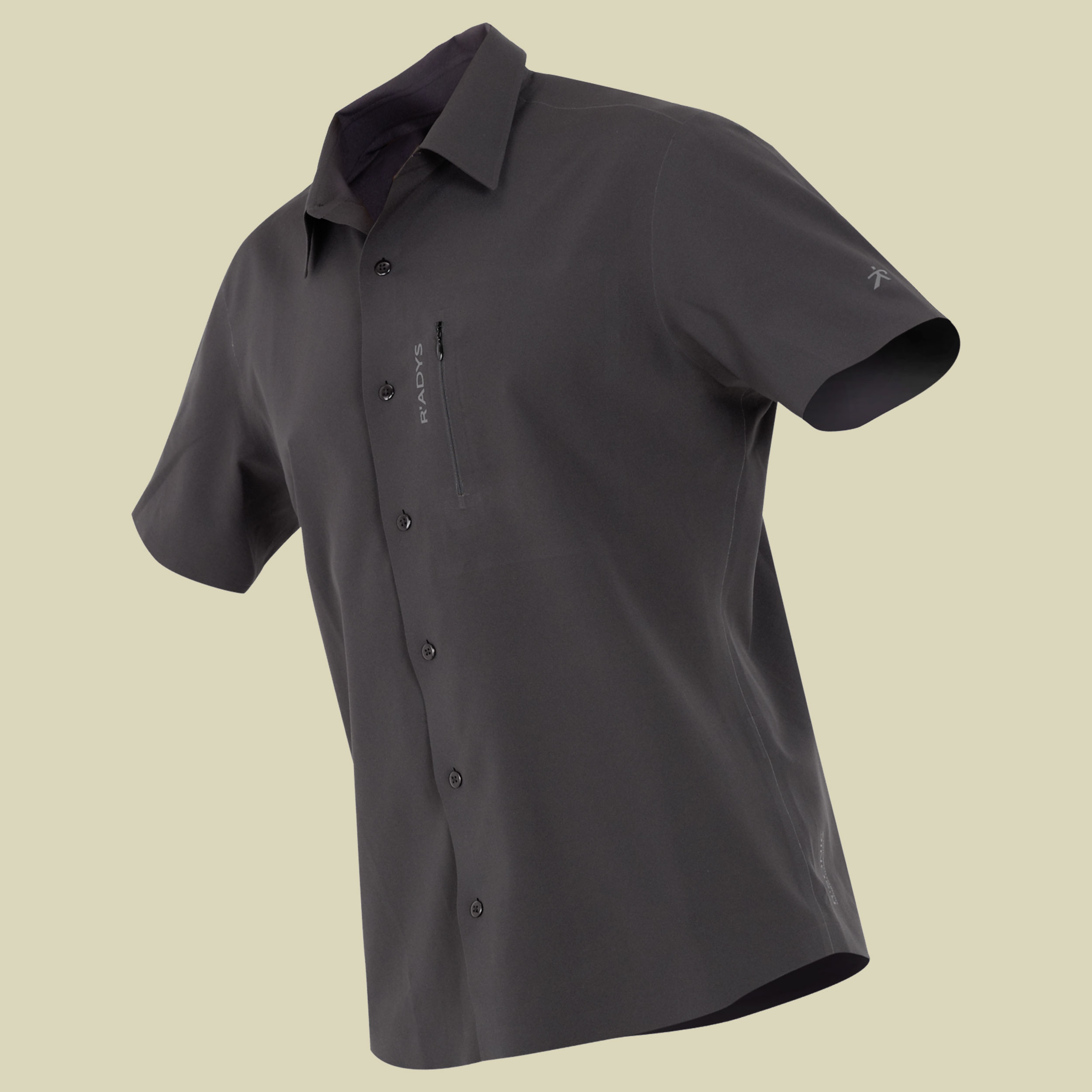 R 14 Funktions-Kurzarm-Hemd Größe XL Farbe black
