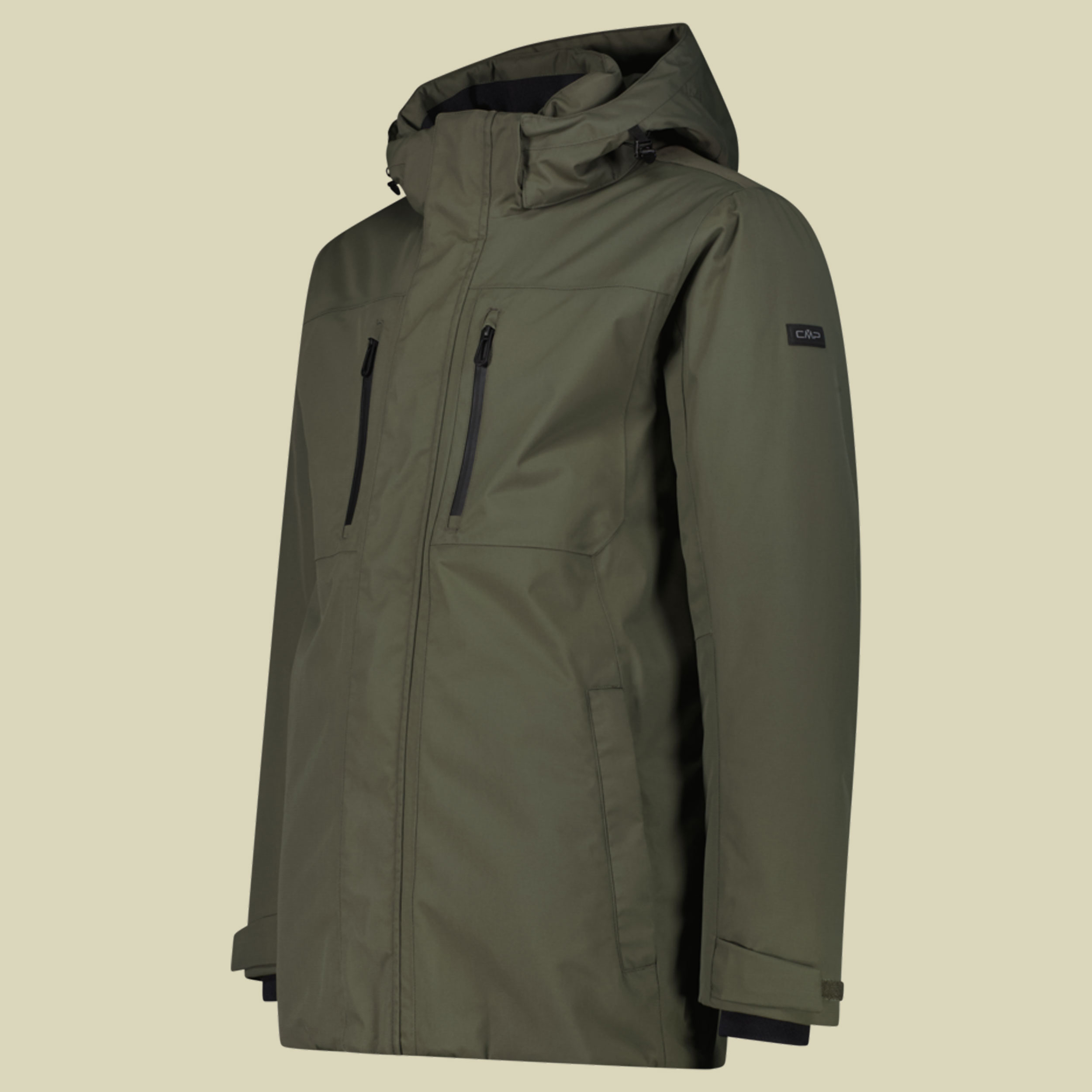 Parka Zip Hood Men 36K2577 58 grün - olive