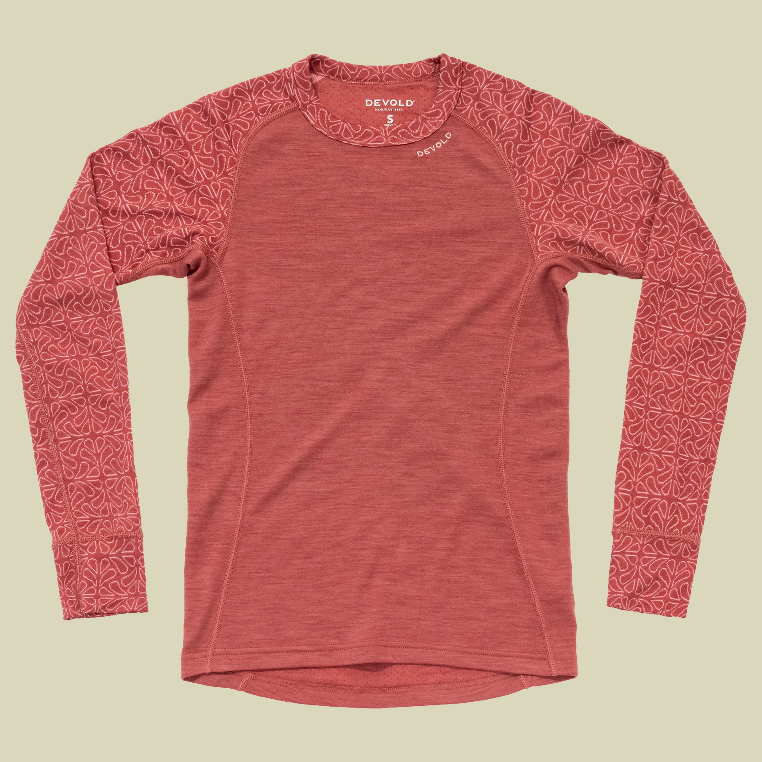 Duo Active Merino 205 Shirt Woman rot XL - marsala
