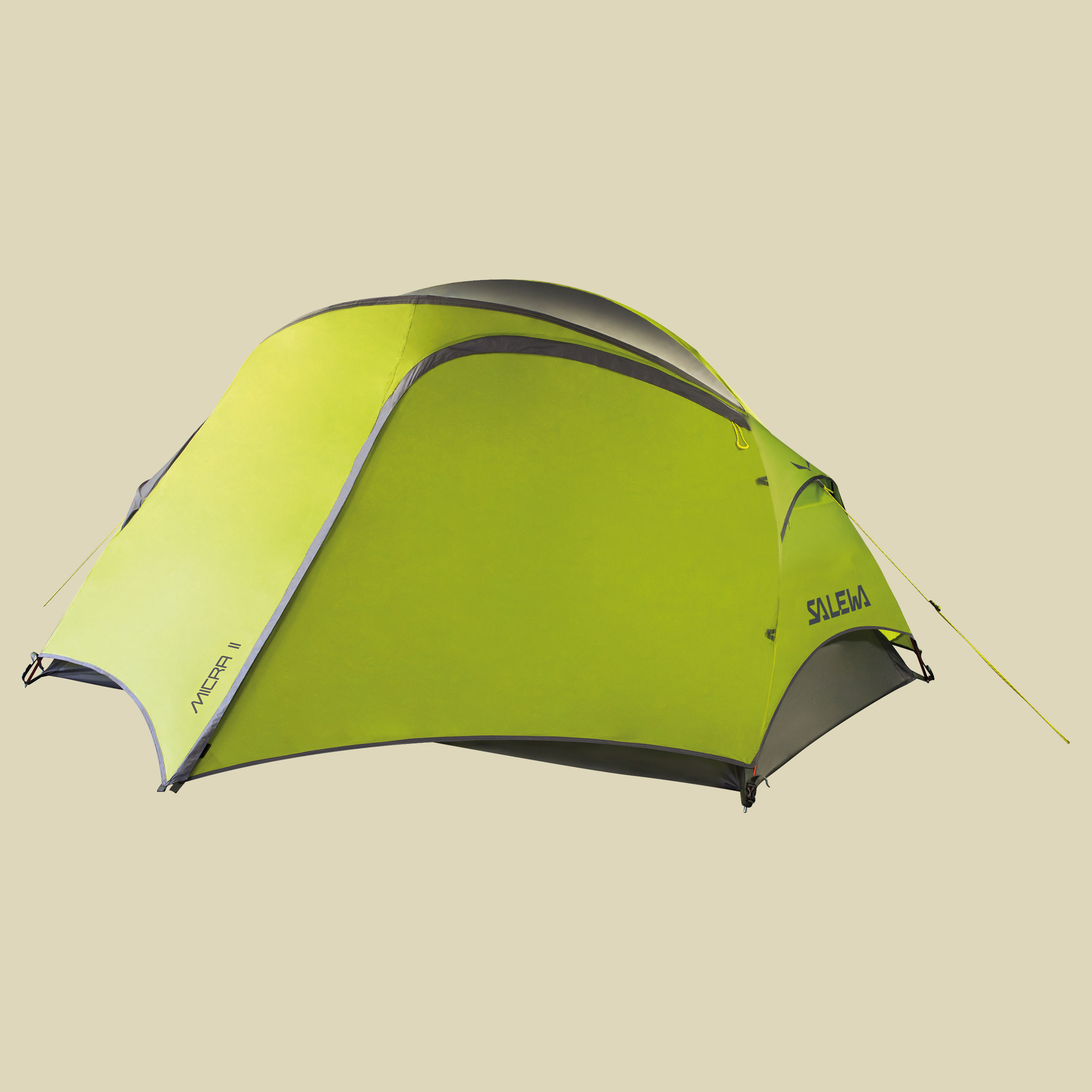 Micra II Tent 2-Personen Zelt Farbe cactu/grey