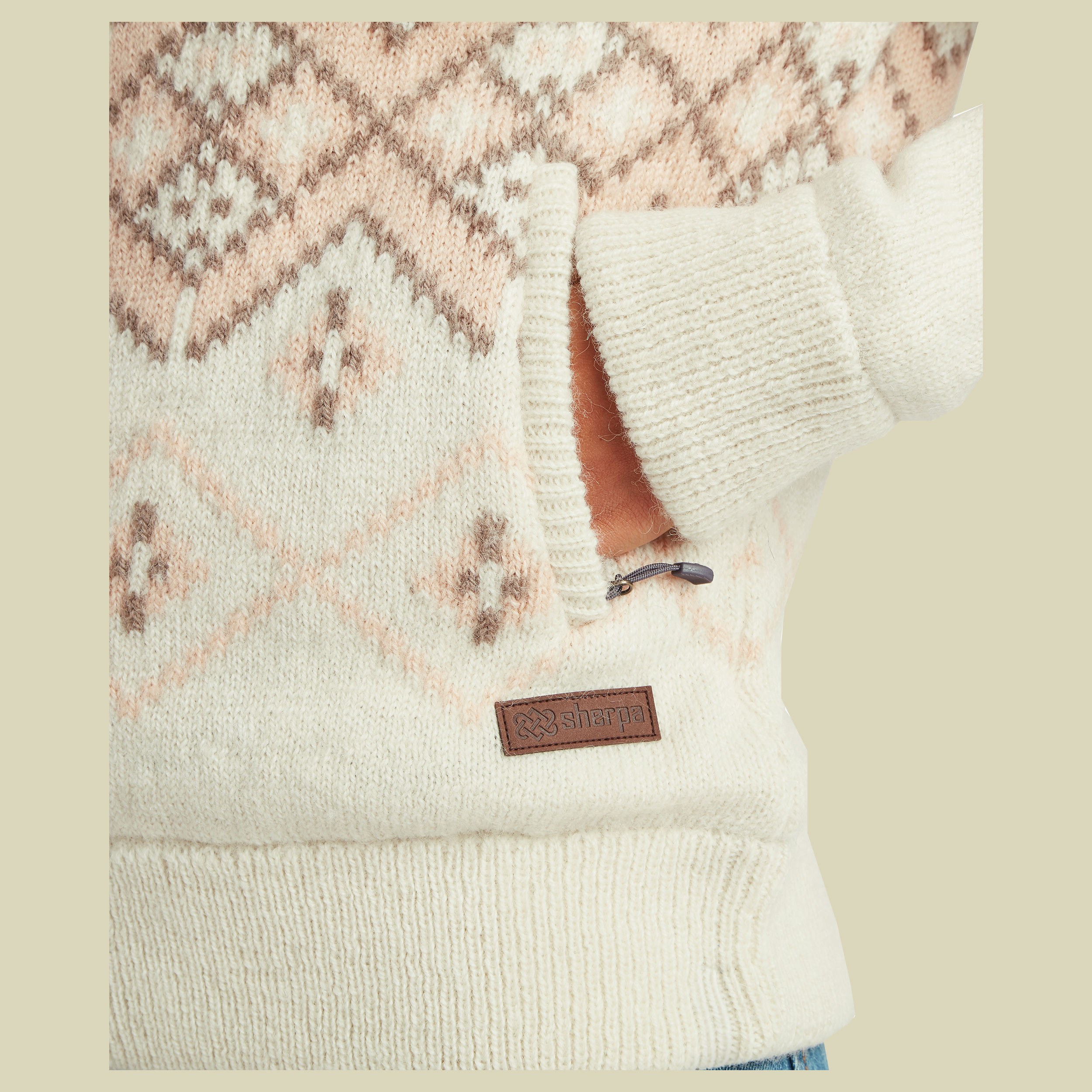 Kirtipur Sweater Women S beige2- peetho