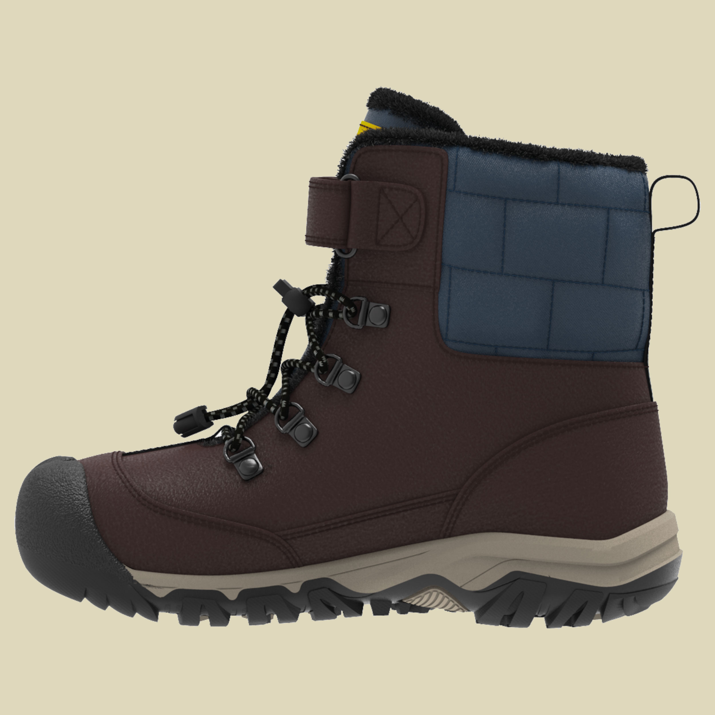 GRETA Boot WP Kids Größe 35 Farbe coffee bean/blue wing teal