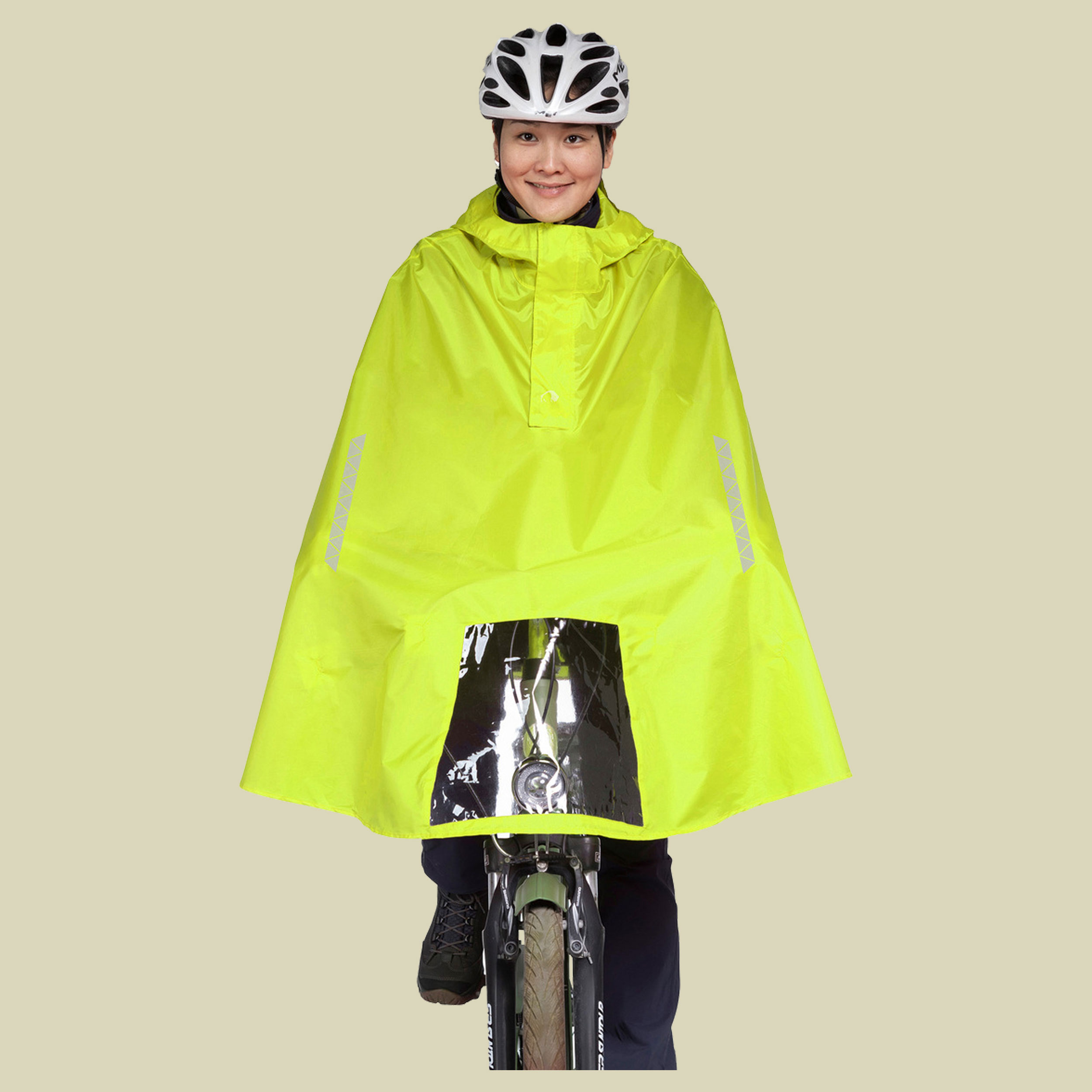 Bike Poncho Größe L  Farbe safety yellow