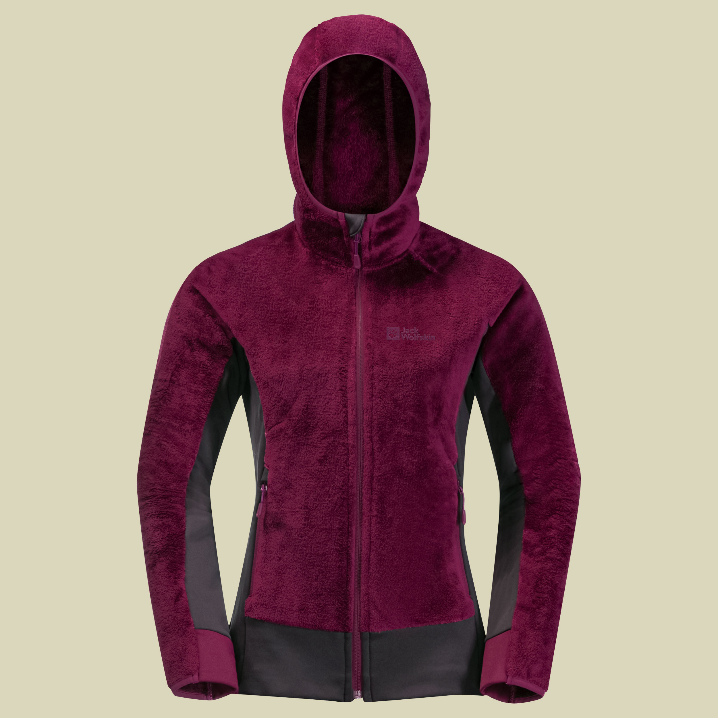 Rotwand Hooded FZ Women Größe L  Farbe wild berry