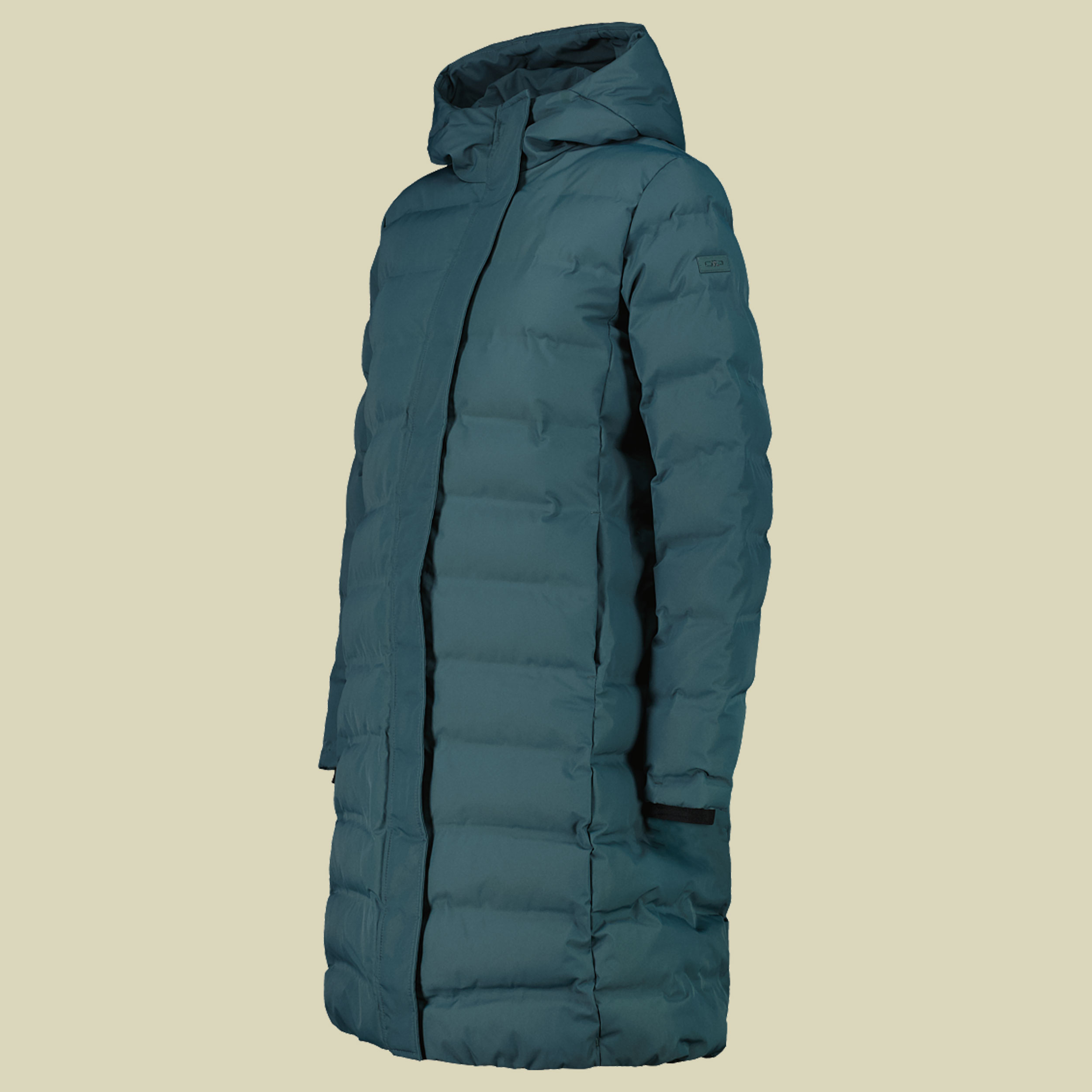 Woman Coat Fix Hood 44 grün - Farbe trek green