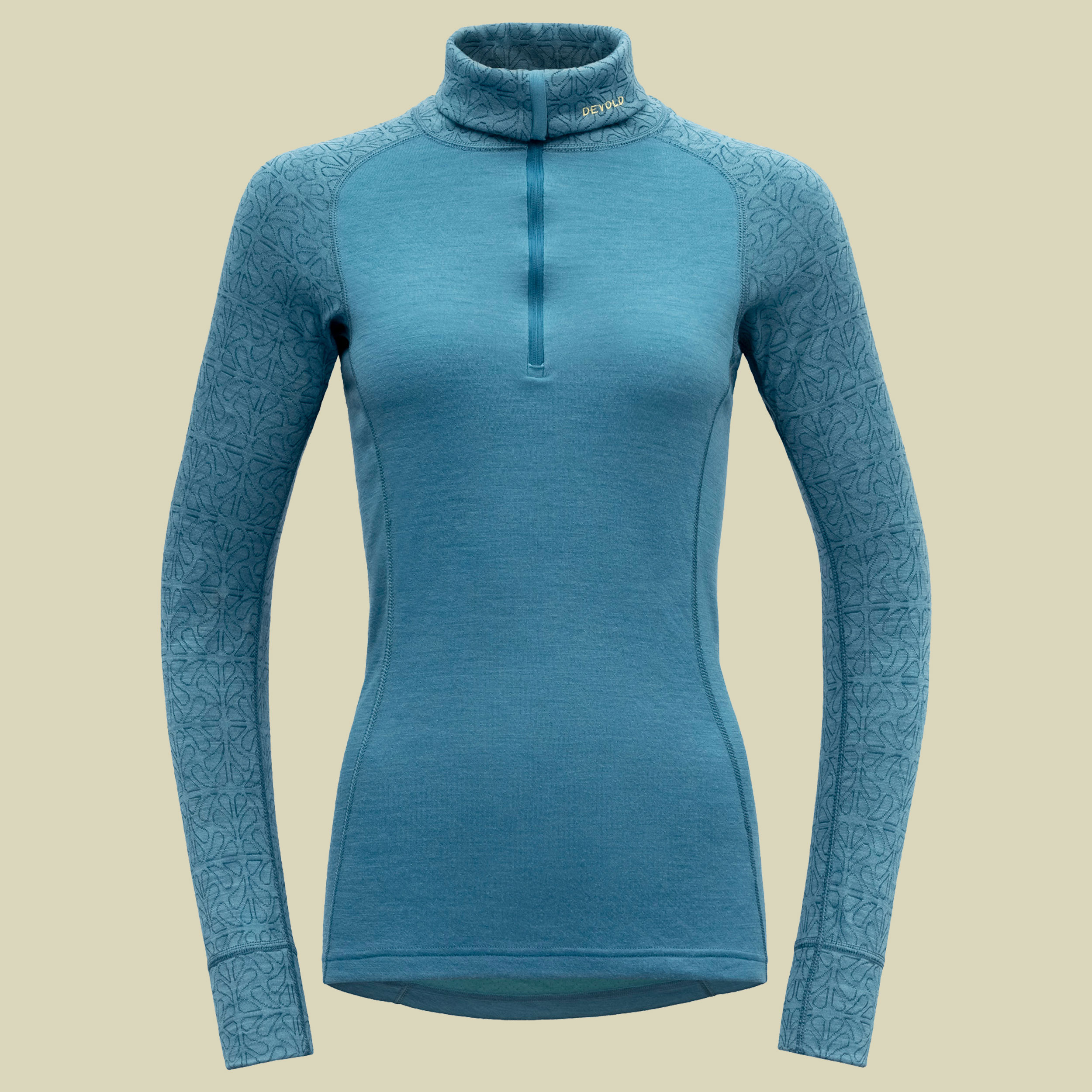 Duo Active Merino 205 Zip Neck Woman Größe S Farbe moon