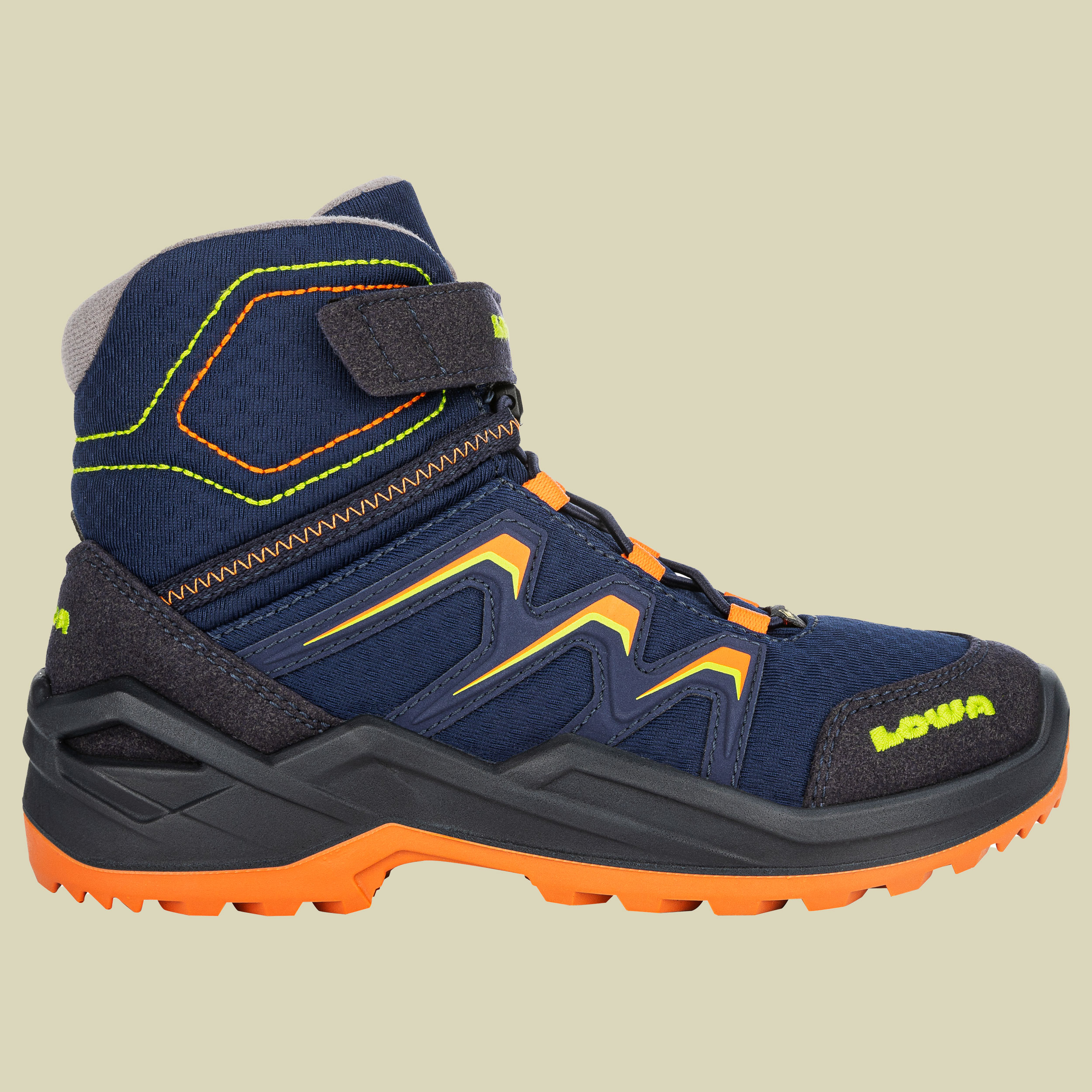 navy/orange