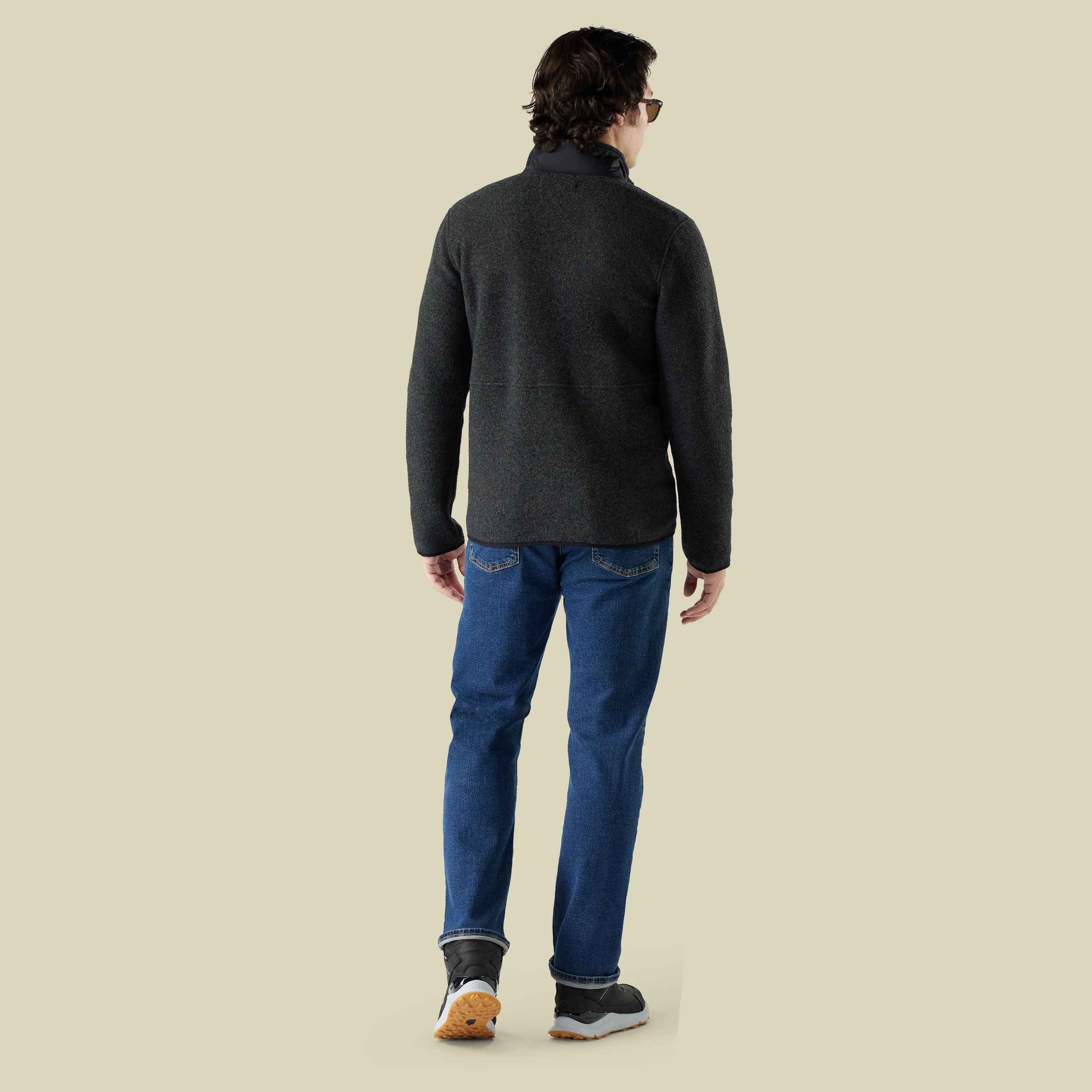 Second Cut Fleece Jacket Men XXL grau - charcoal