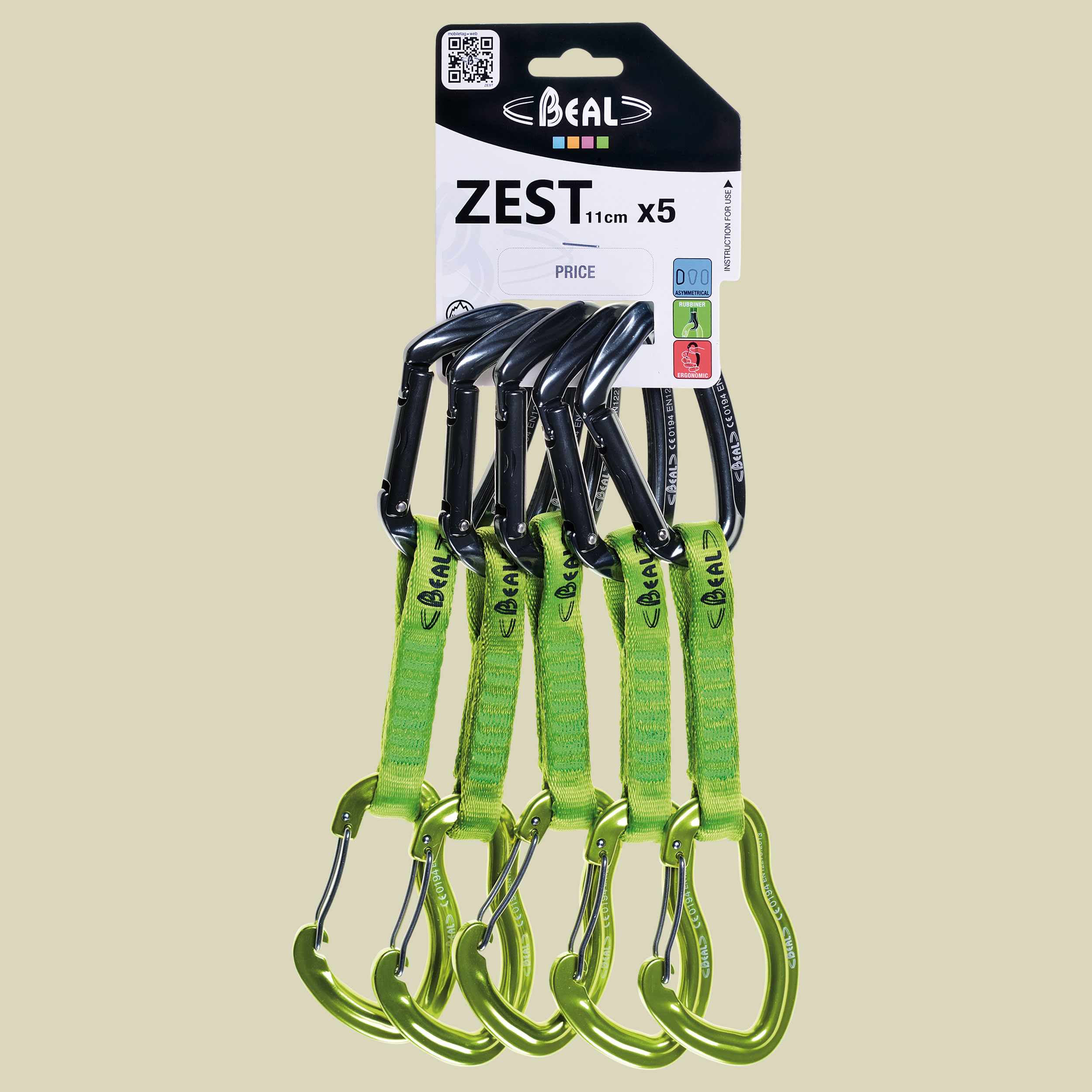 Zest Quickdraw 11 cm 5er Pack 5er Pack