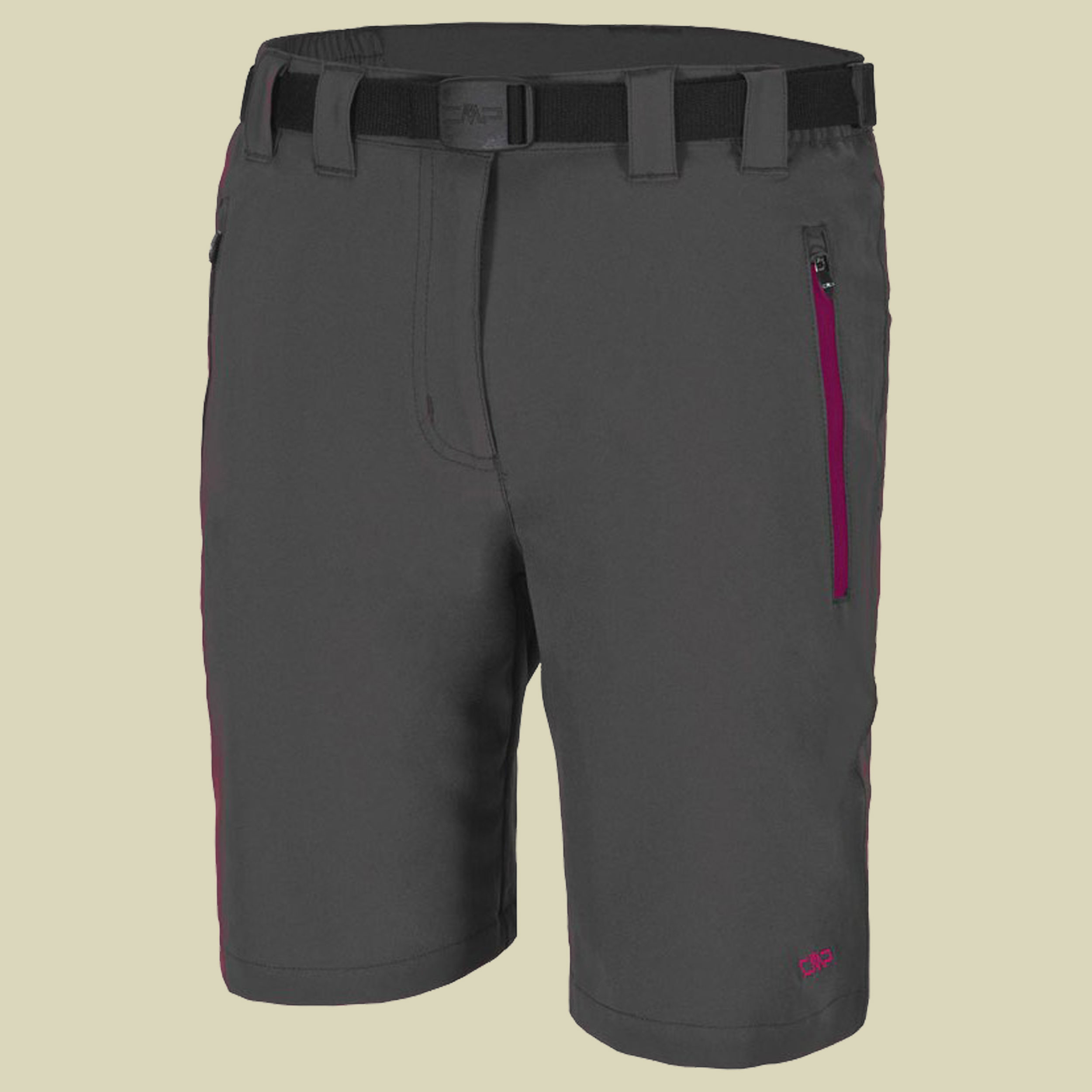 Woman Bermuda Stretch 3T51146 Größe 40 Farbe 288P antracite-scarlet