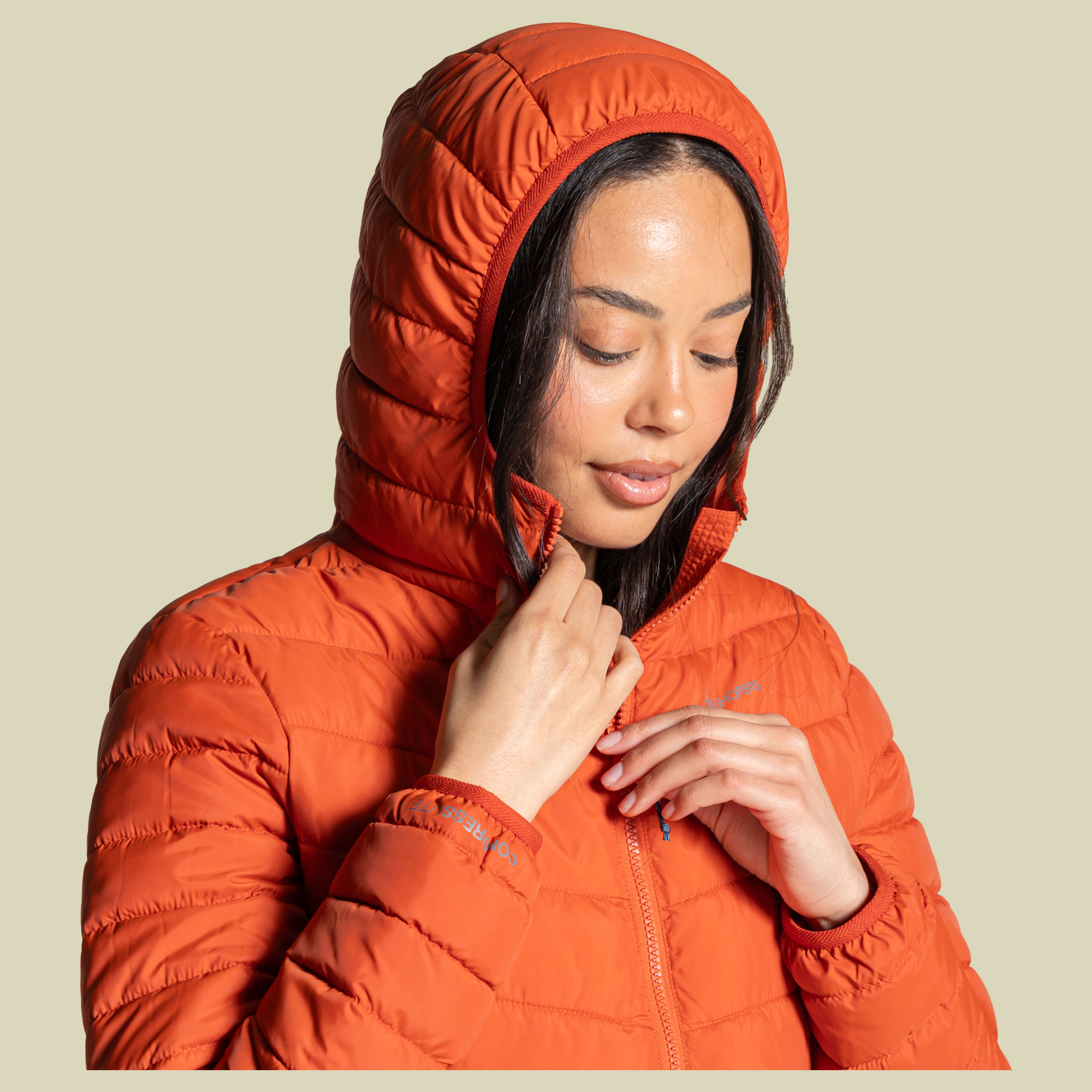 Compresslite IX Hooded Jacket  Women 46 (UK 20) orange - carnelian orange
