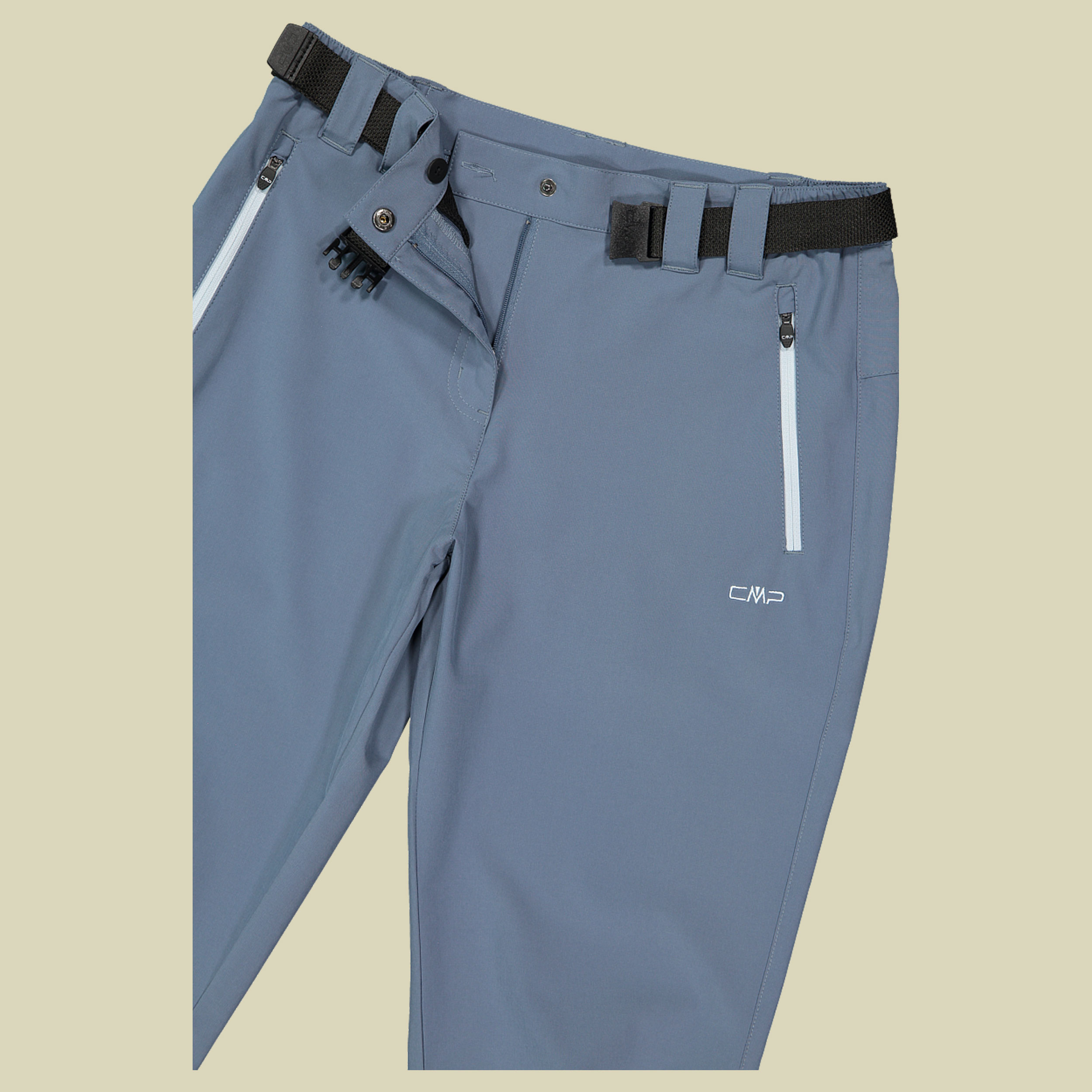 Woman Capri Stretch 3T51246 blau 36 - Farbe space