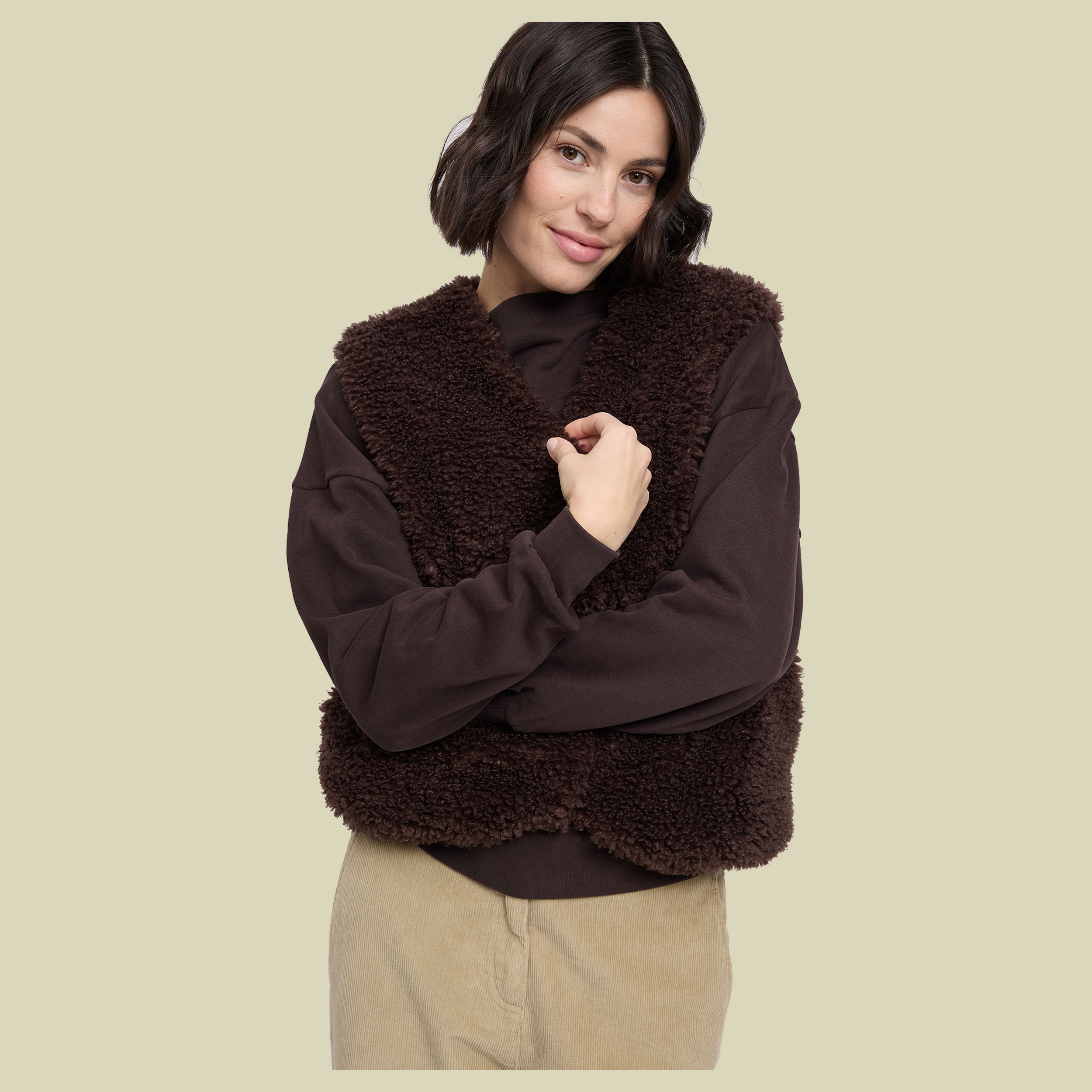 Faux-Fur Vest Women