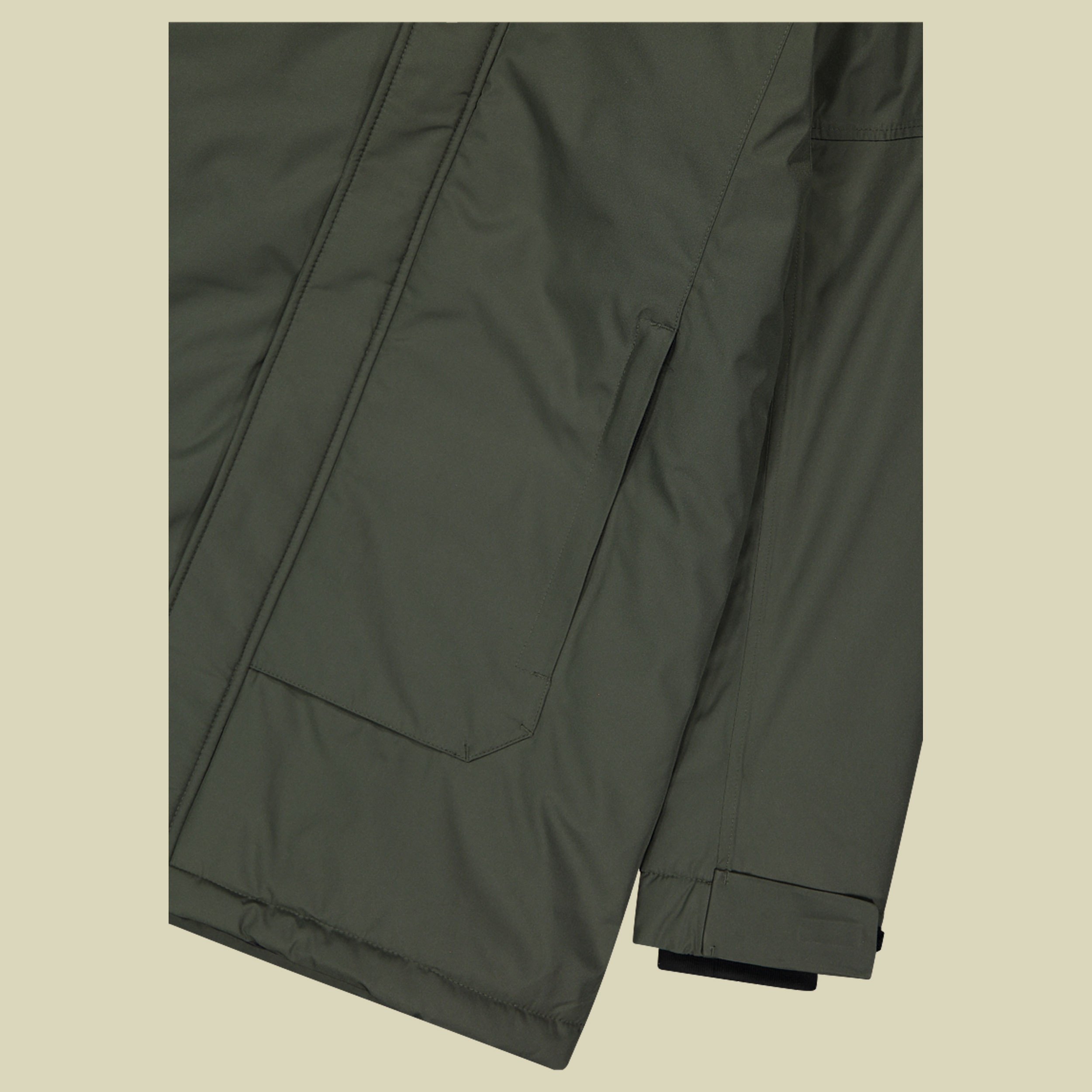 Man  Parka Fix Hood 58 grün - Farbe forest