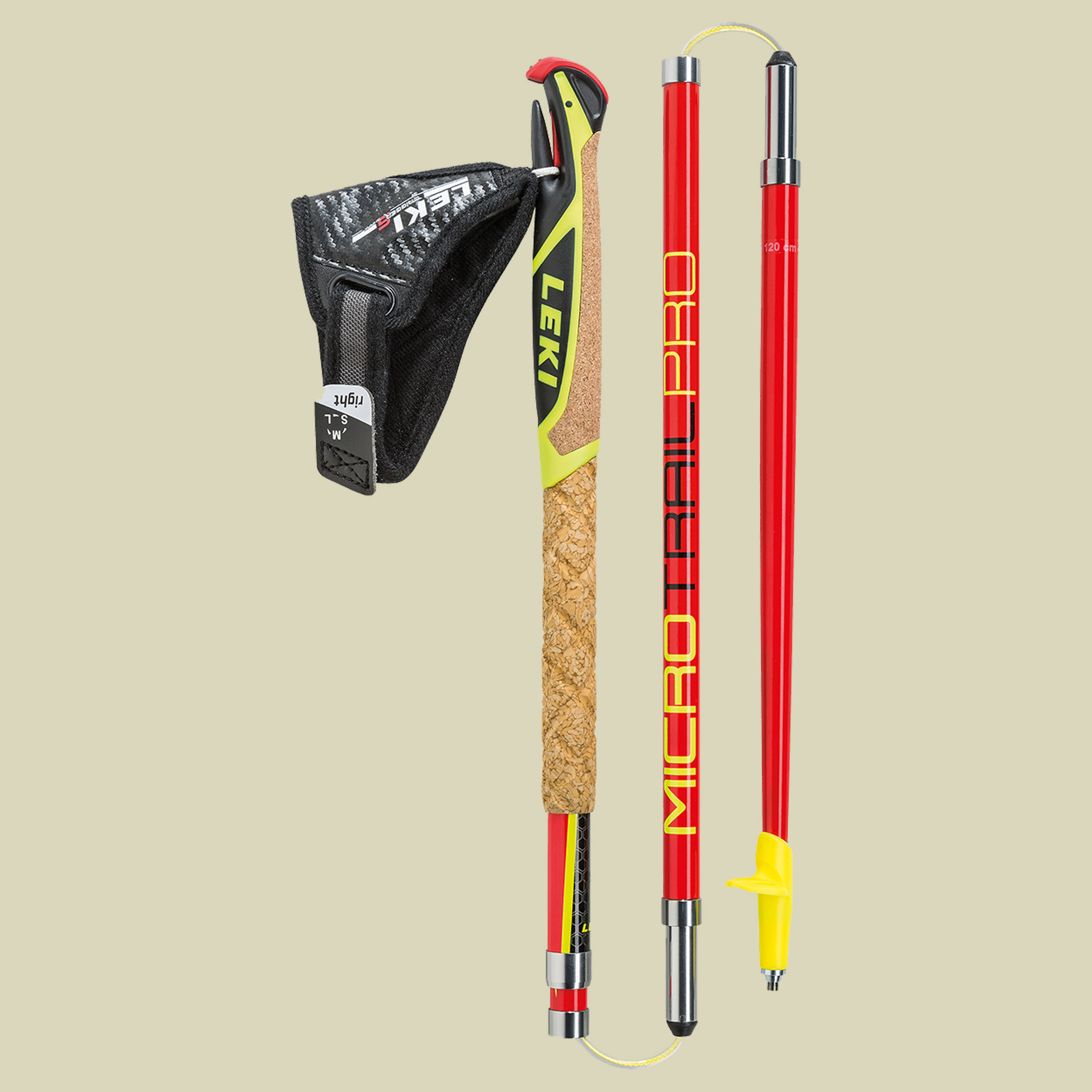 Micro Trail Pro Länge 115 cm Farbe rot/schwarz