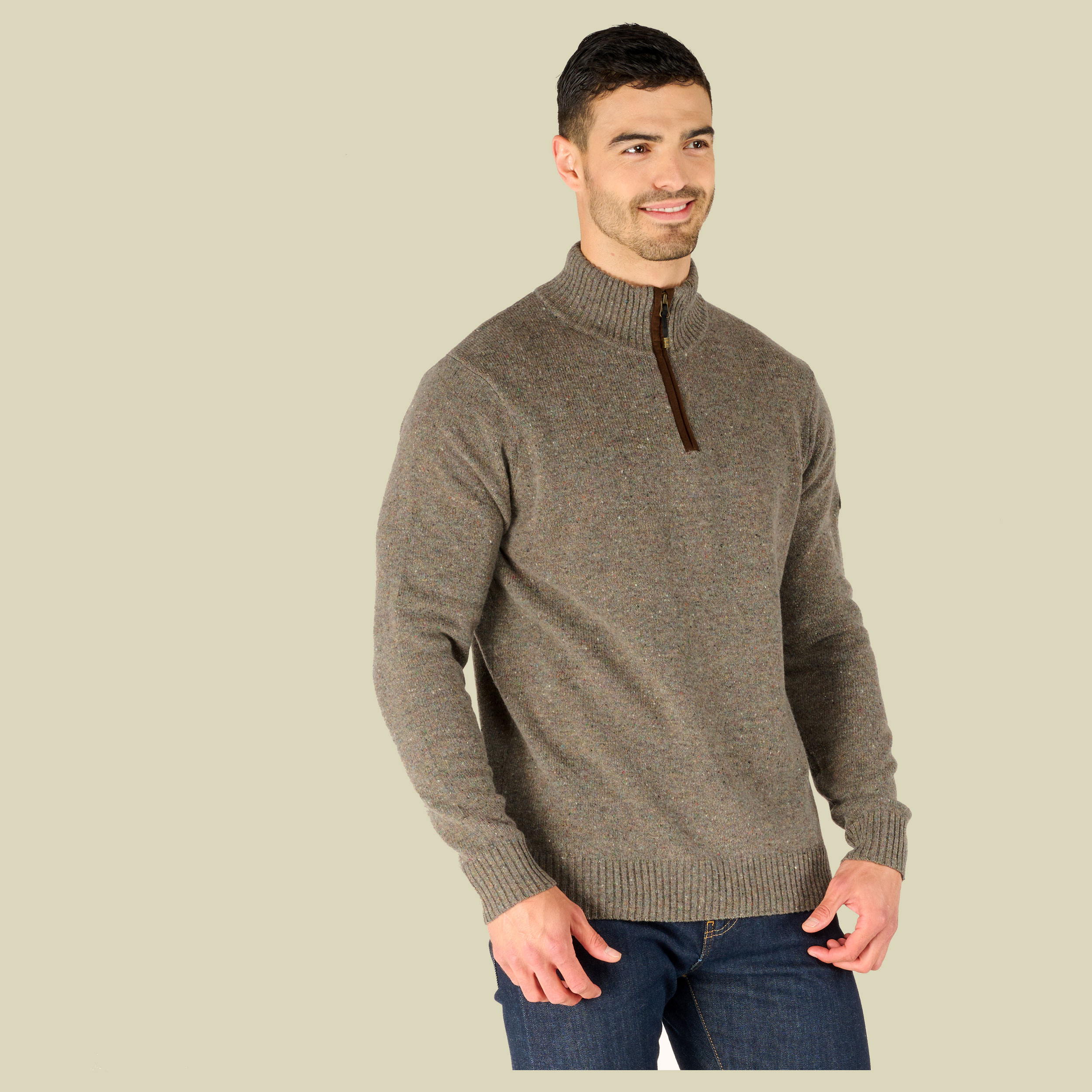 Kangtega Quarter Zip Sweater Men Größe M  Farbe sage