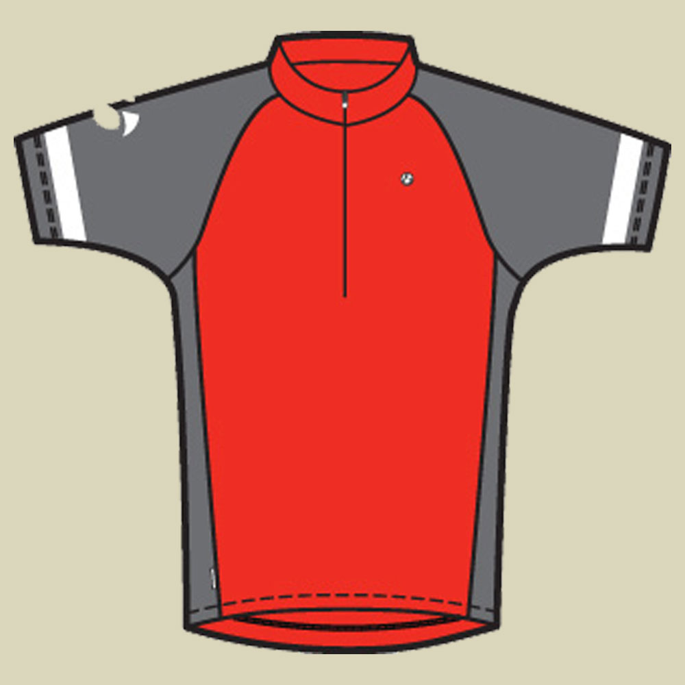 Solstice Short Sleeve Jersey Größe M Farbe red / grey