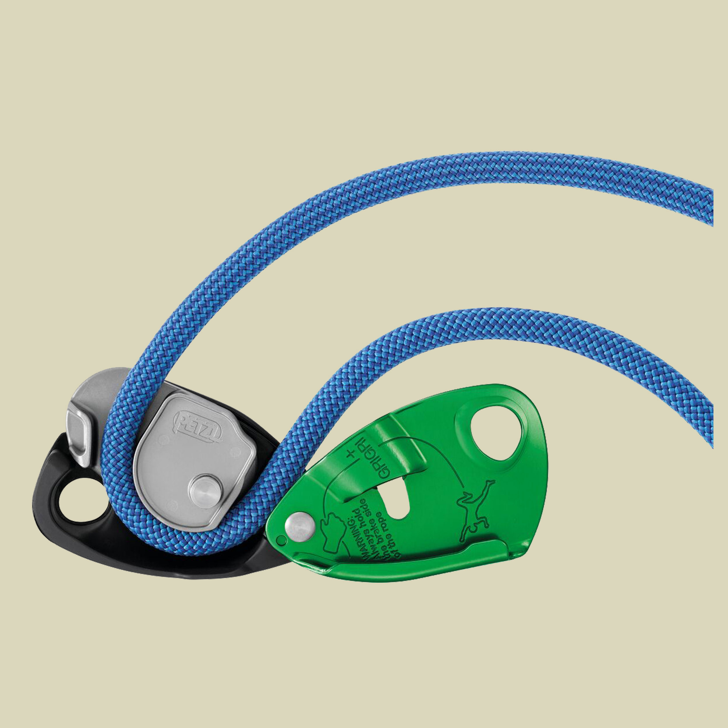 Grigri + Sicherungsgerät one size grün - green