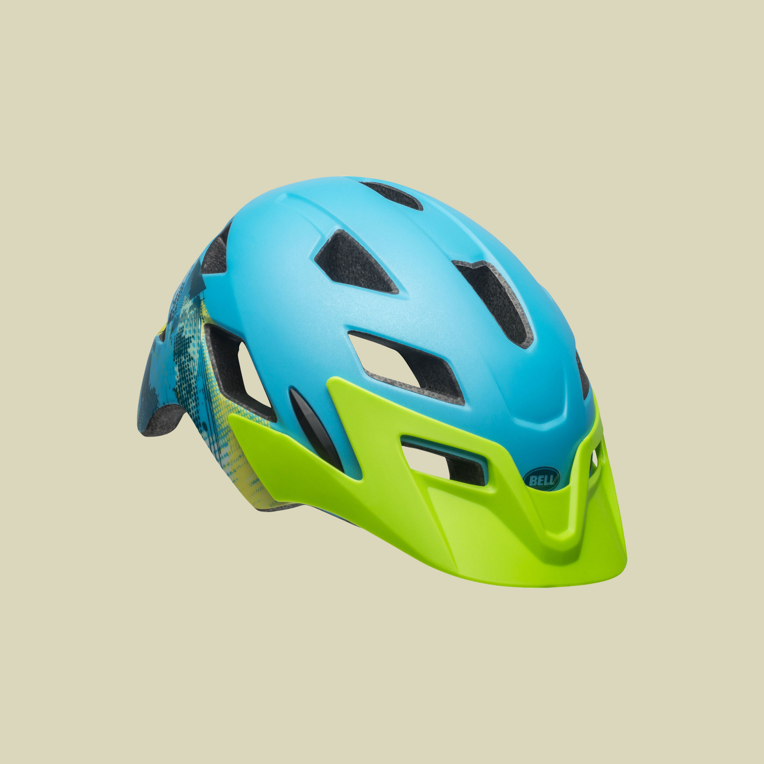 Sidetrack Child Kopfumfang Unisize 47-54 cm Farbe gnarly mat bt blue/bt green