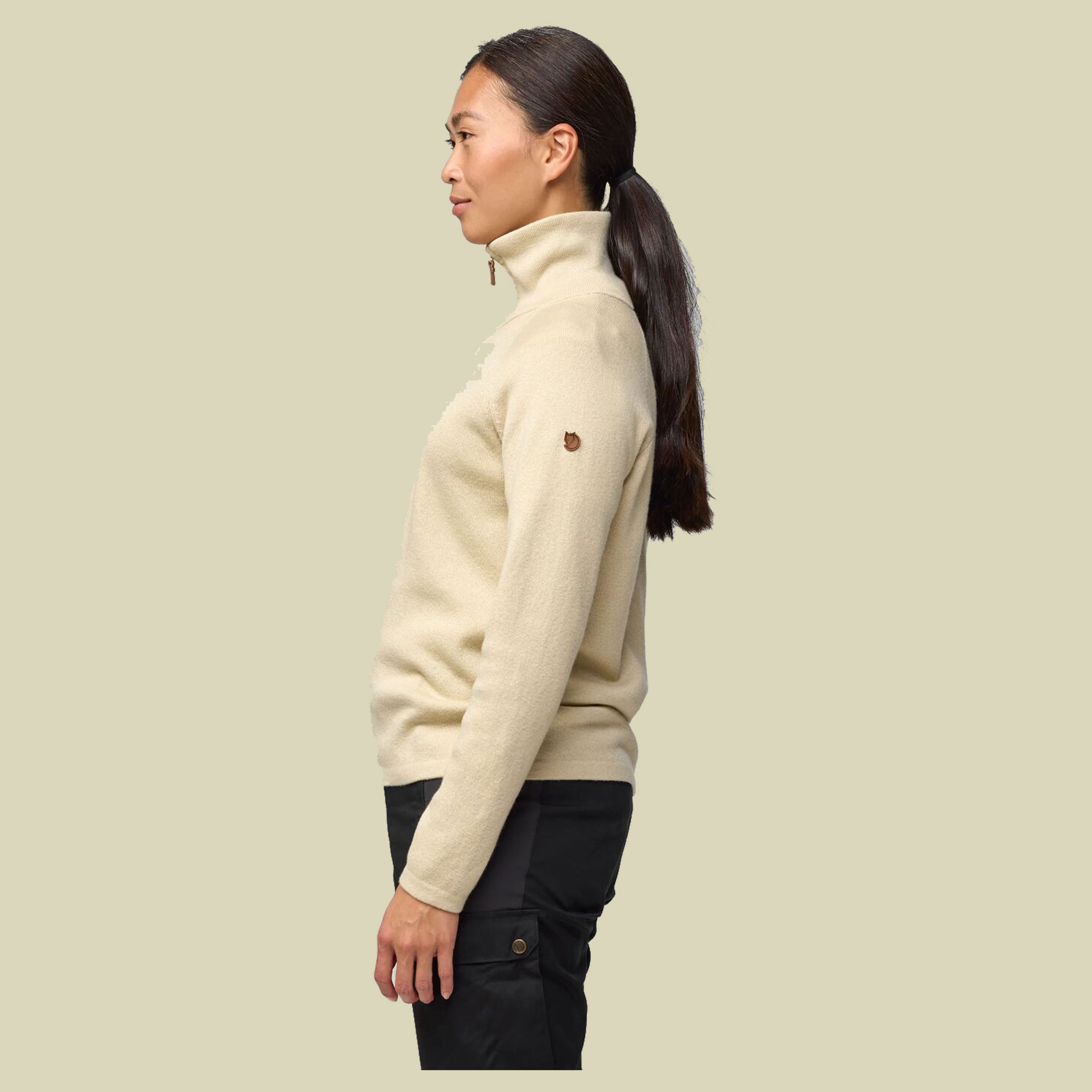 Övik Lite Half Zip Women XL beige - light beige