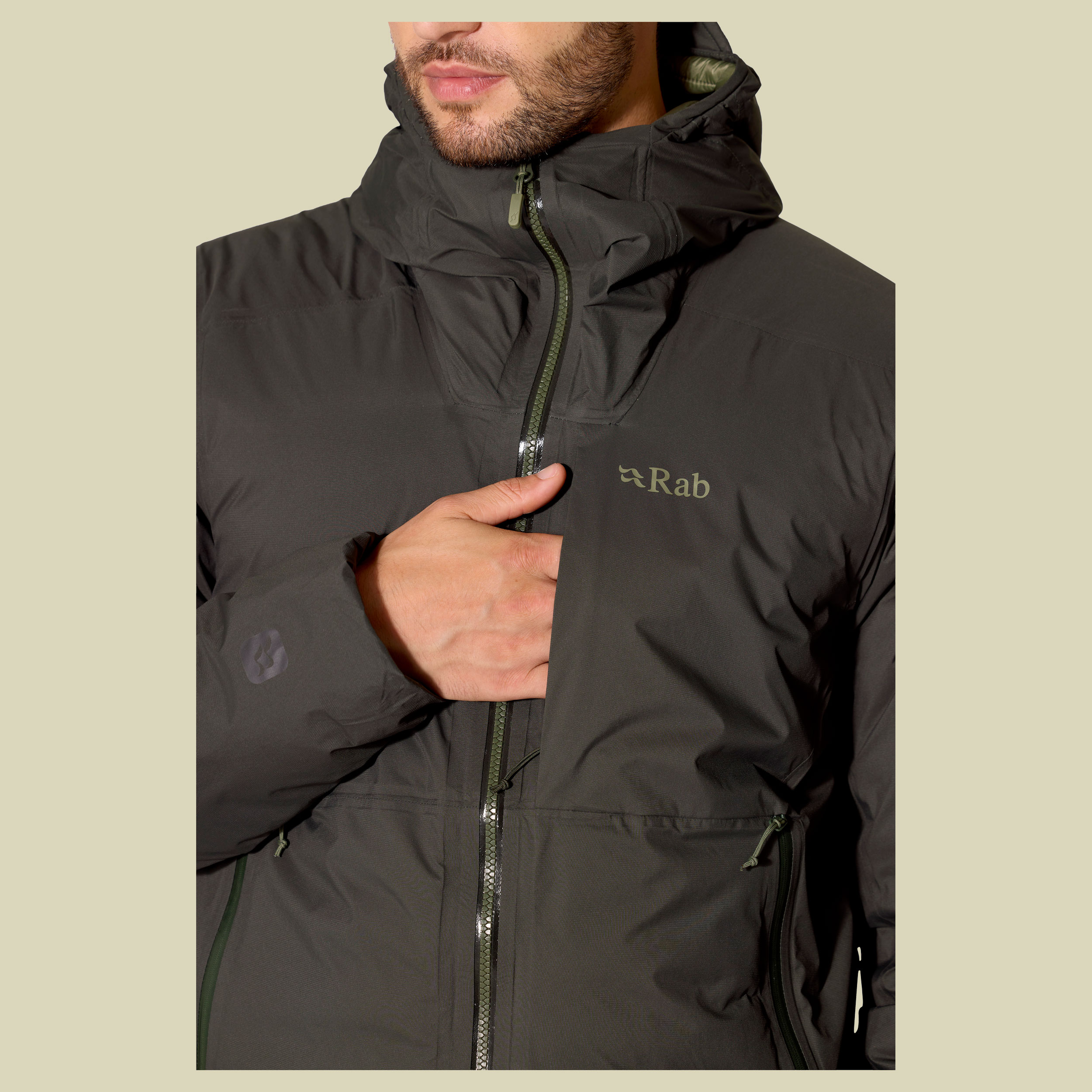 Microlight Shield Jacket Men XXL grau - dark army
