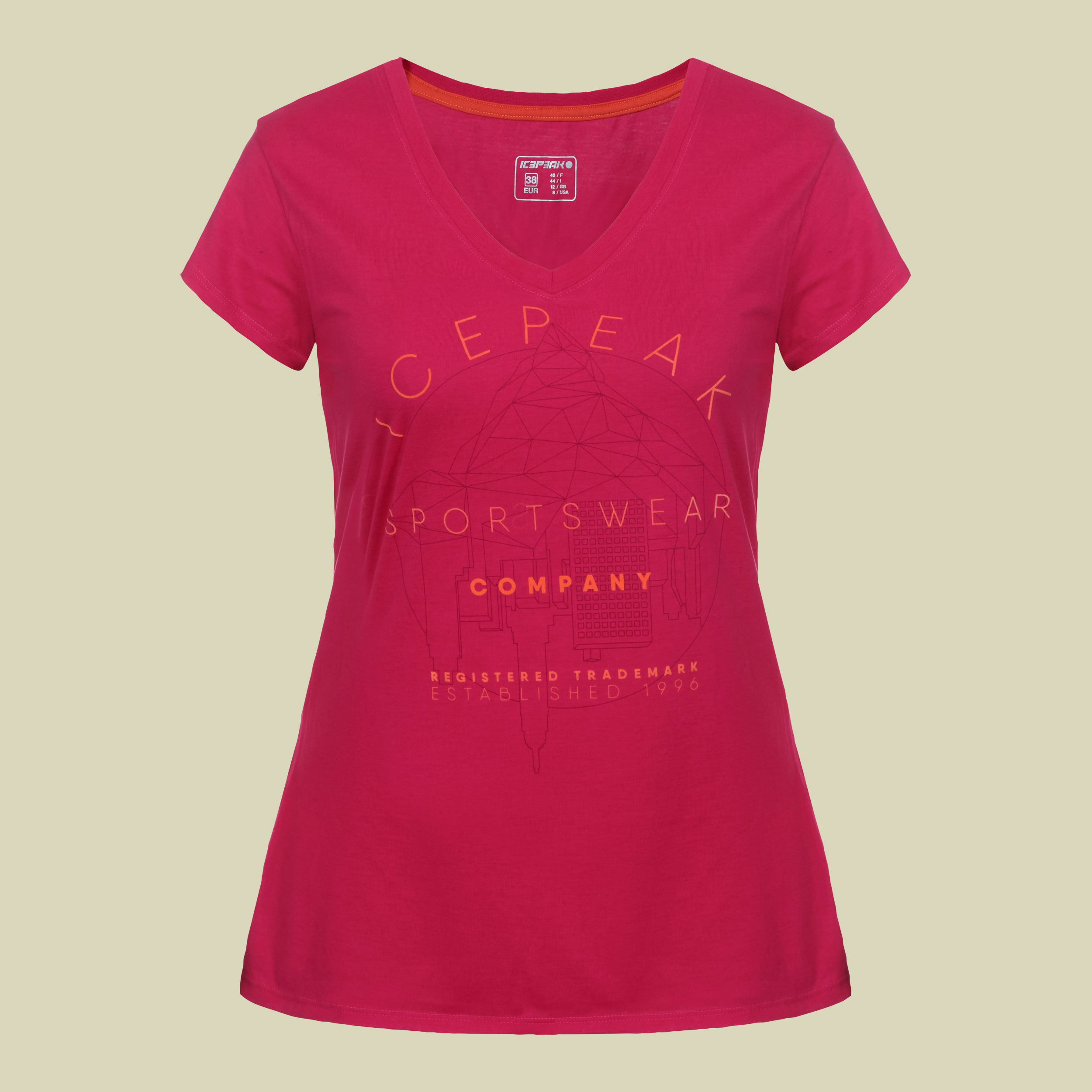 T-Shirt EASTER Women Größe 36 Farbe beere