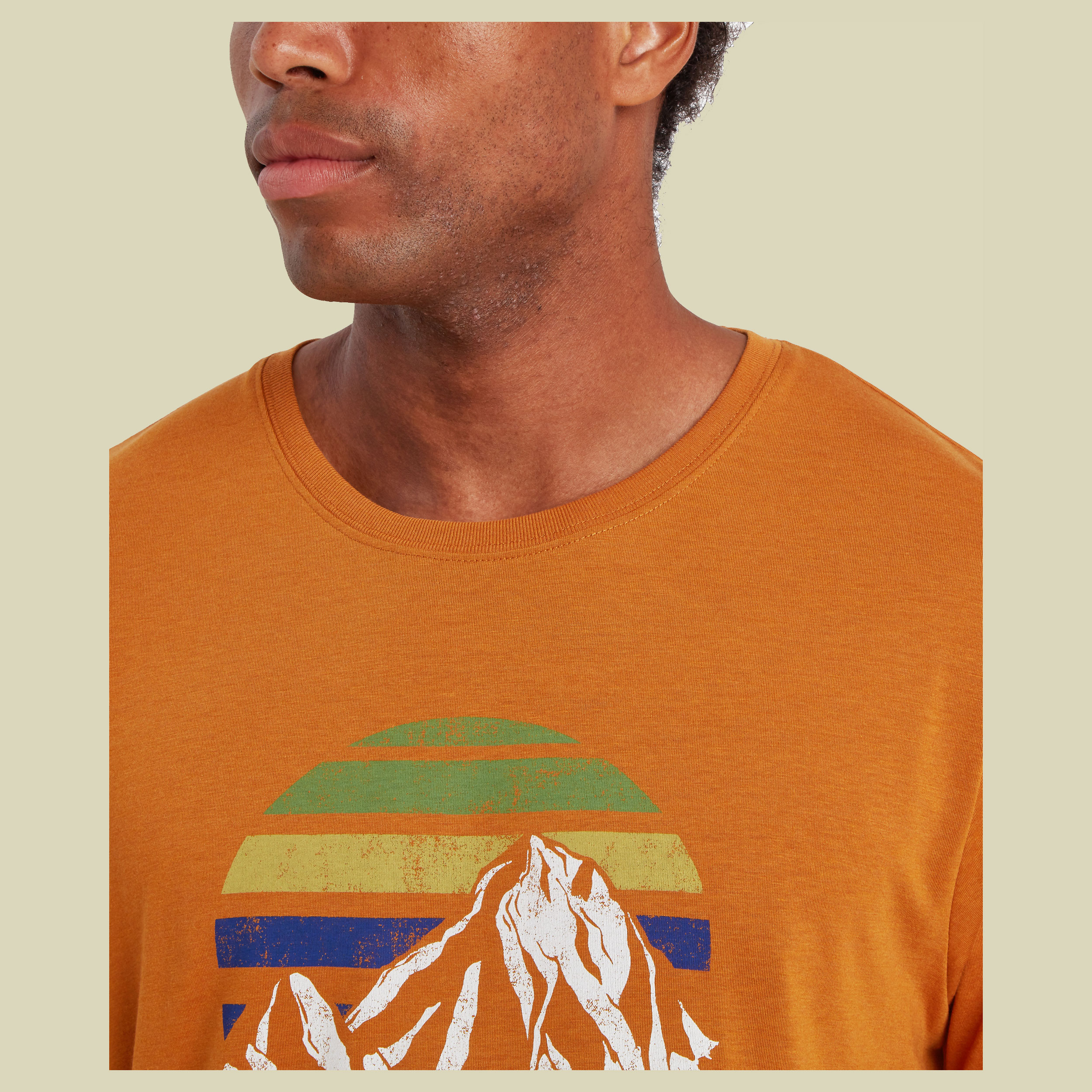 Bali Retro Sunset Tee XL orange- Farbe masala