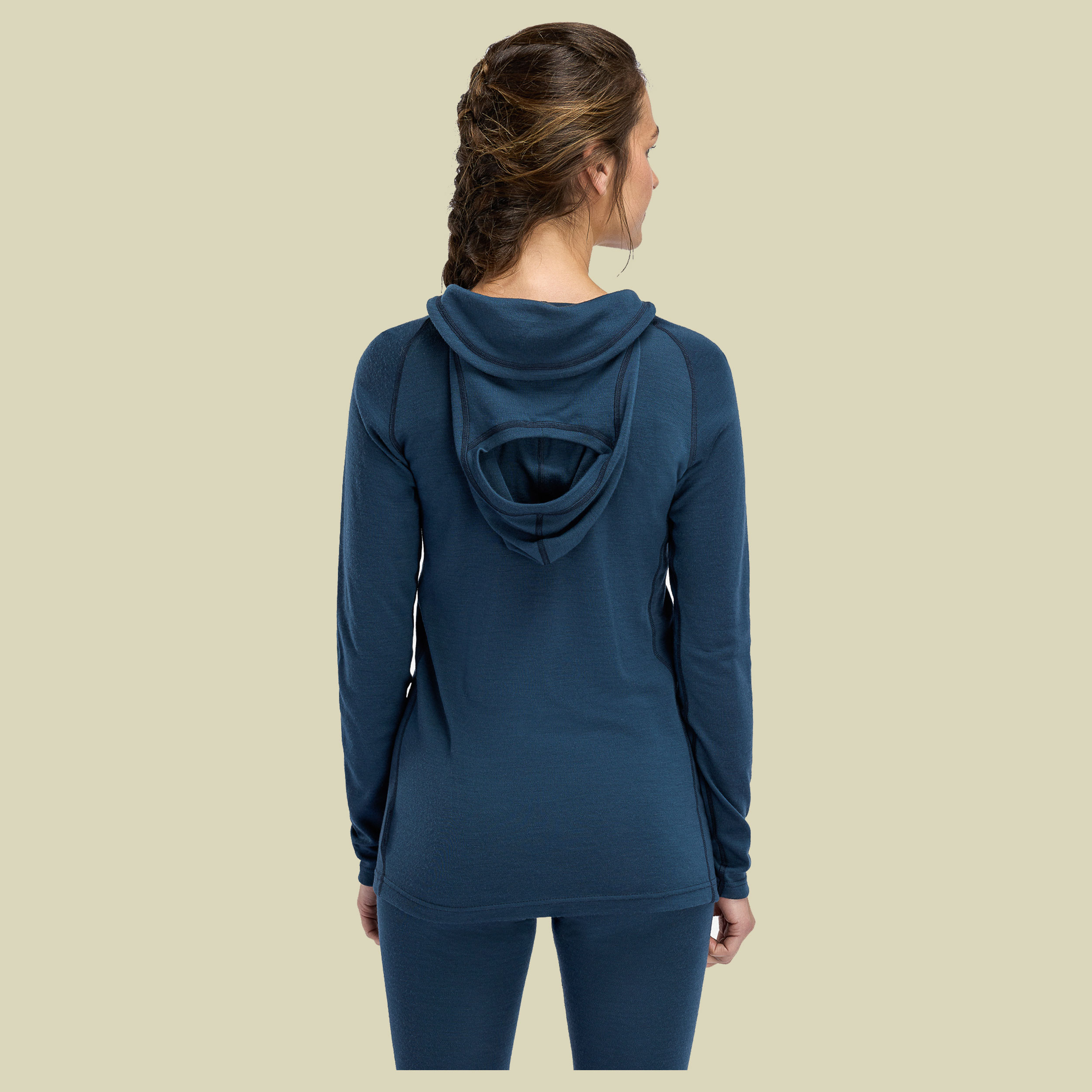 WarmWool Hoodsweater Women S blau - Midnight Navy