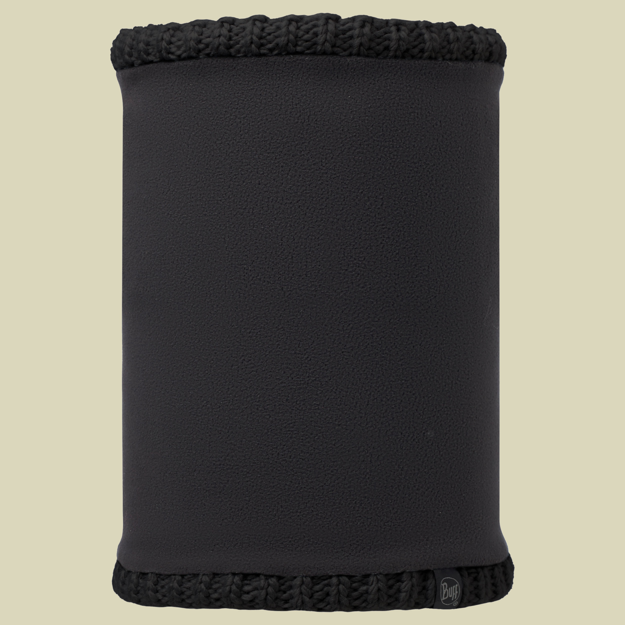 Knitted & Polar Fleece Neckwarmer Danke Größe one size Farbe black