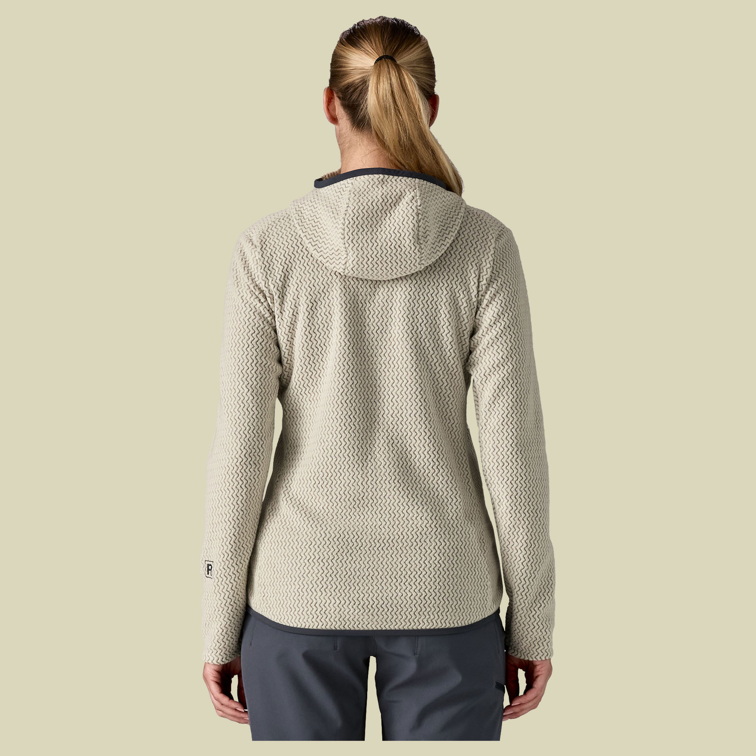 R1 Air Full-Zip Hoody Women weiß XL- wool white