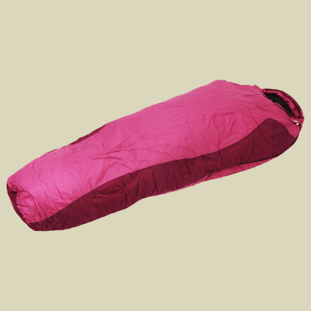 Starlight 2 women's bis Körpergröße 175 cm magenta, Reißverschluss Schlafsack rechts