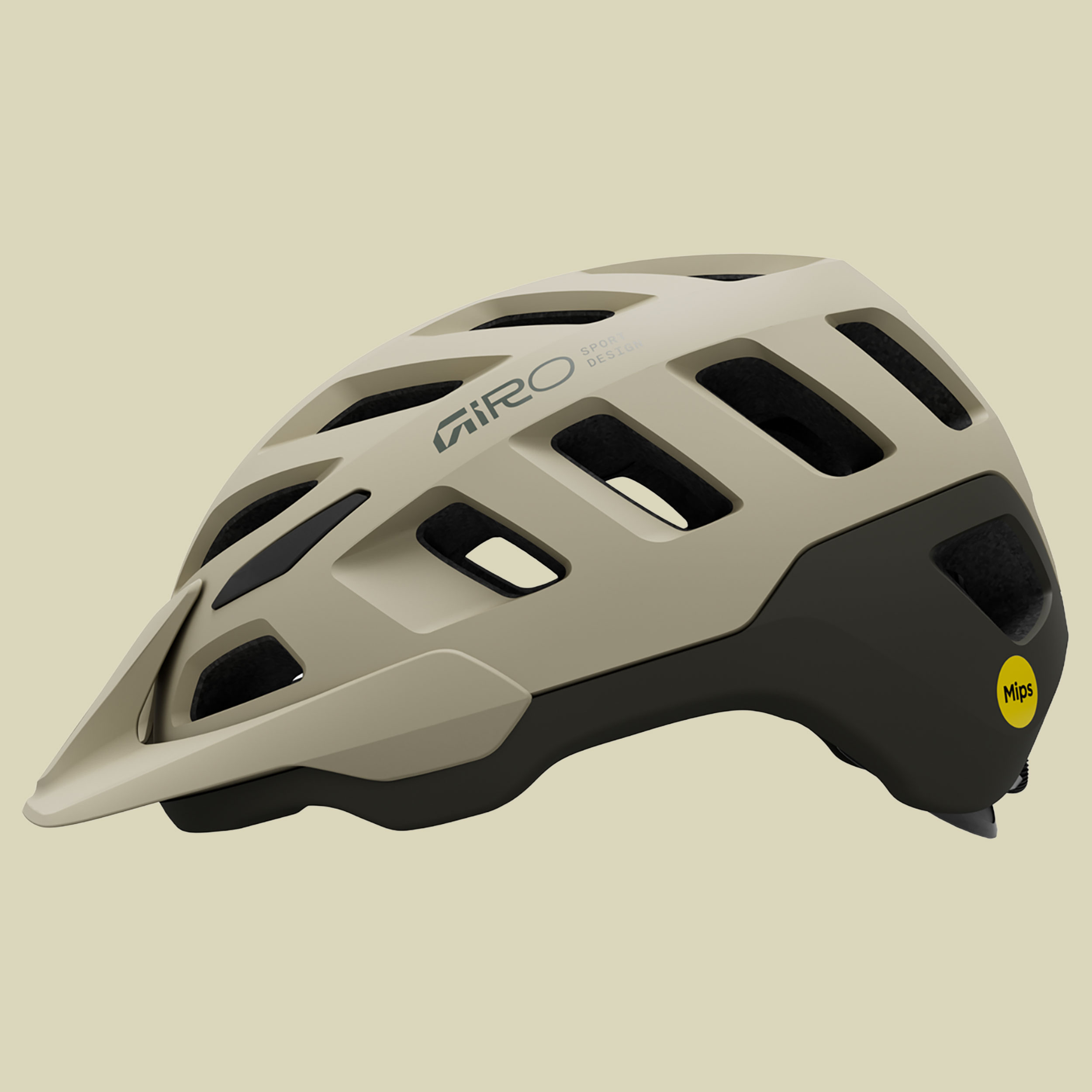 Radix Mips 2026 M = 55-59  braun - Farbe matte stone