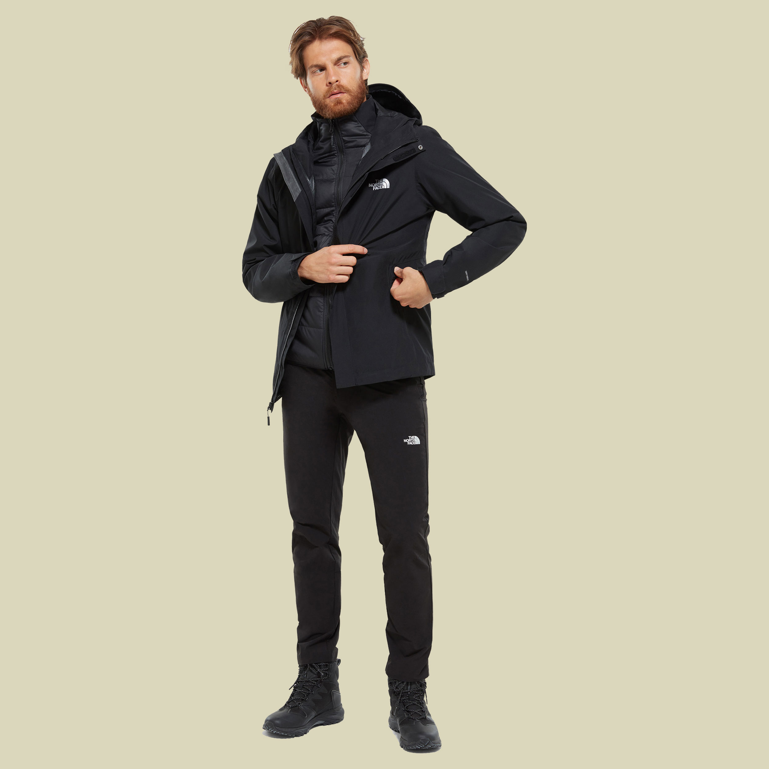 Merak Triclimate Men Größe L Farbe TNF black