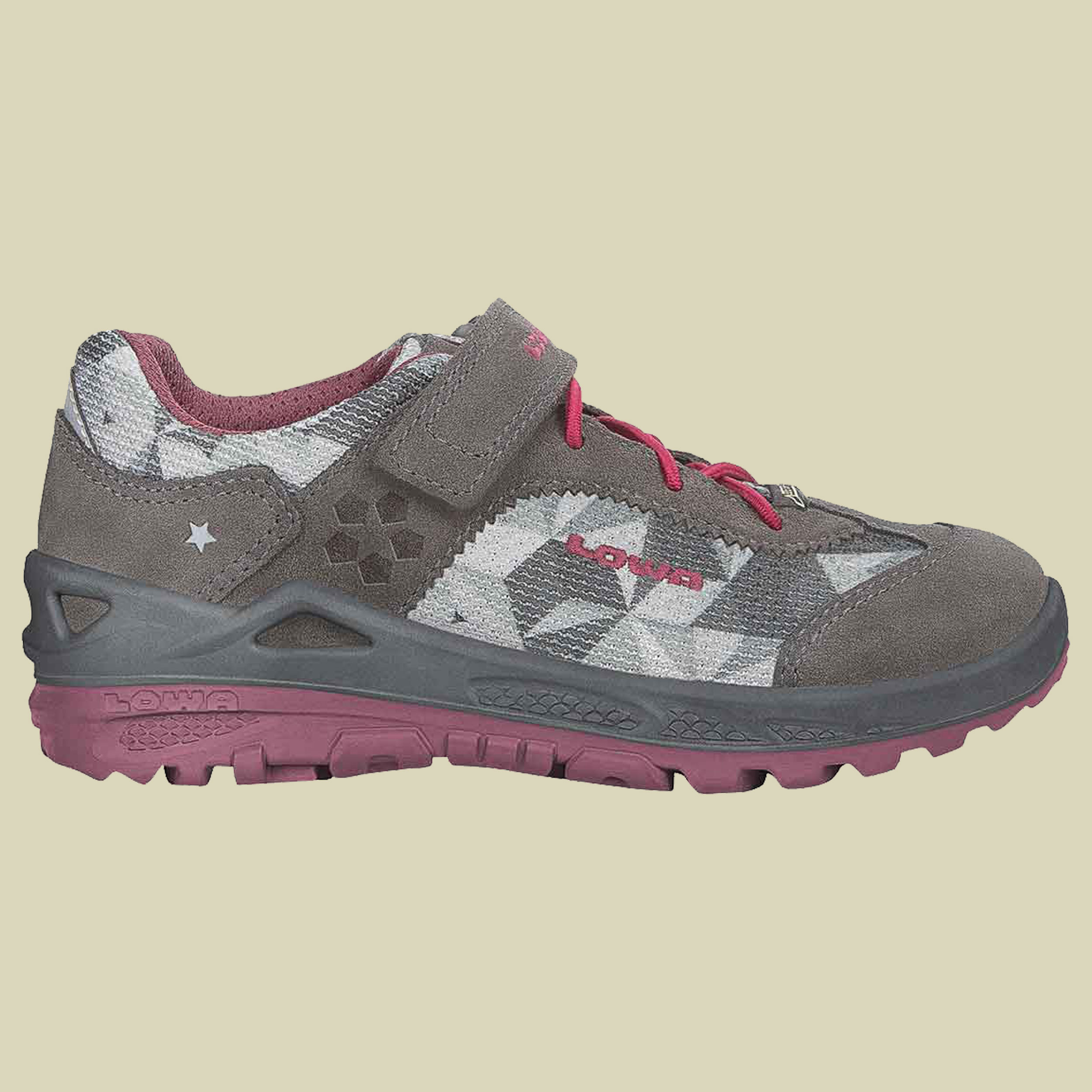 Milla GTX Lo Kids Größe 27 Farbe graphit/beere