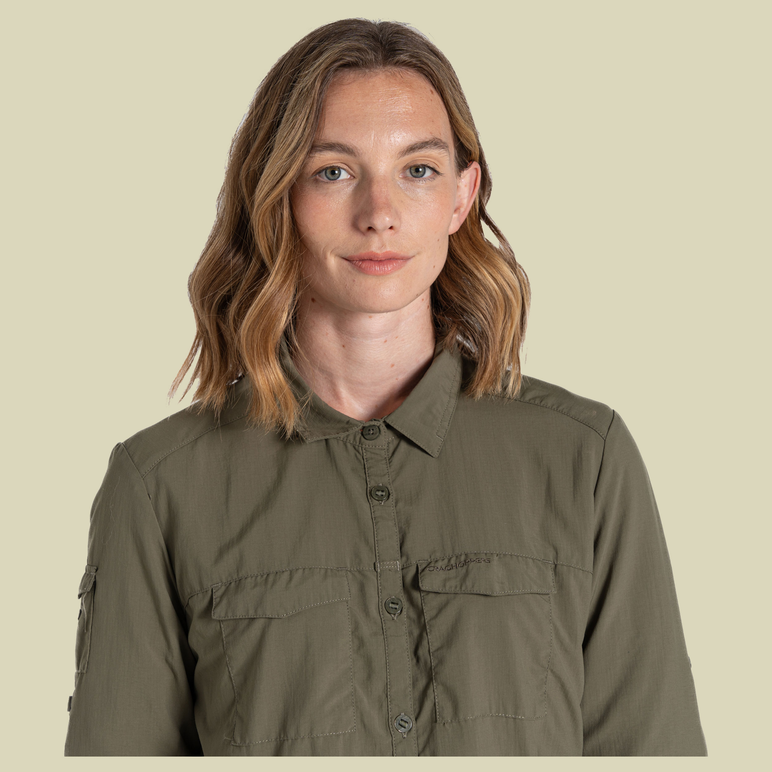 NosiLife Adventure Long Sleeved Shirt III Women 38 grün -wild olive (UK 12)