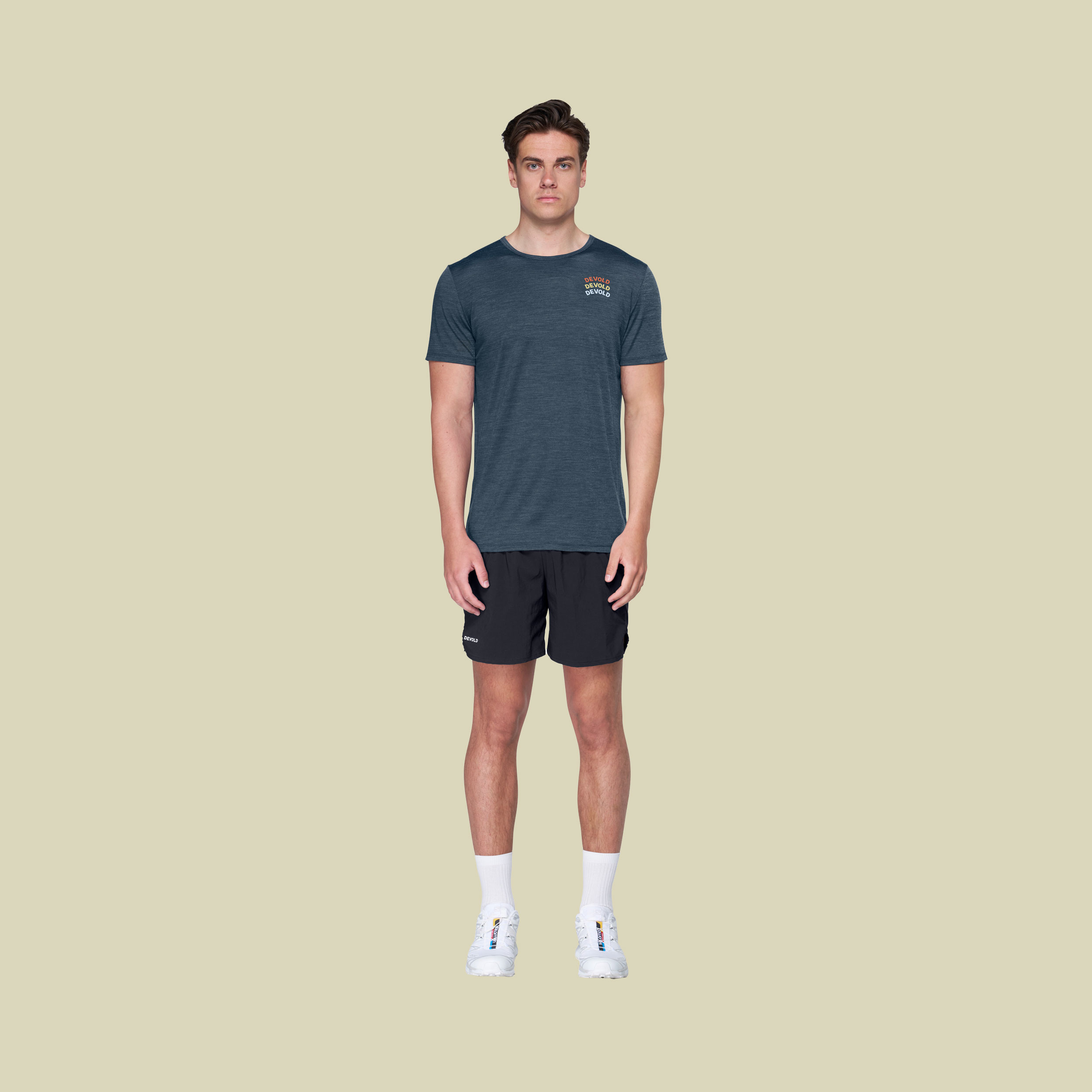 Active Devold Legacy Tee Man L blau - night