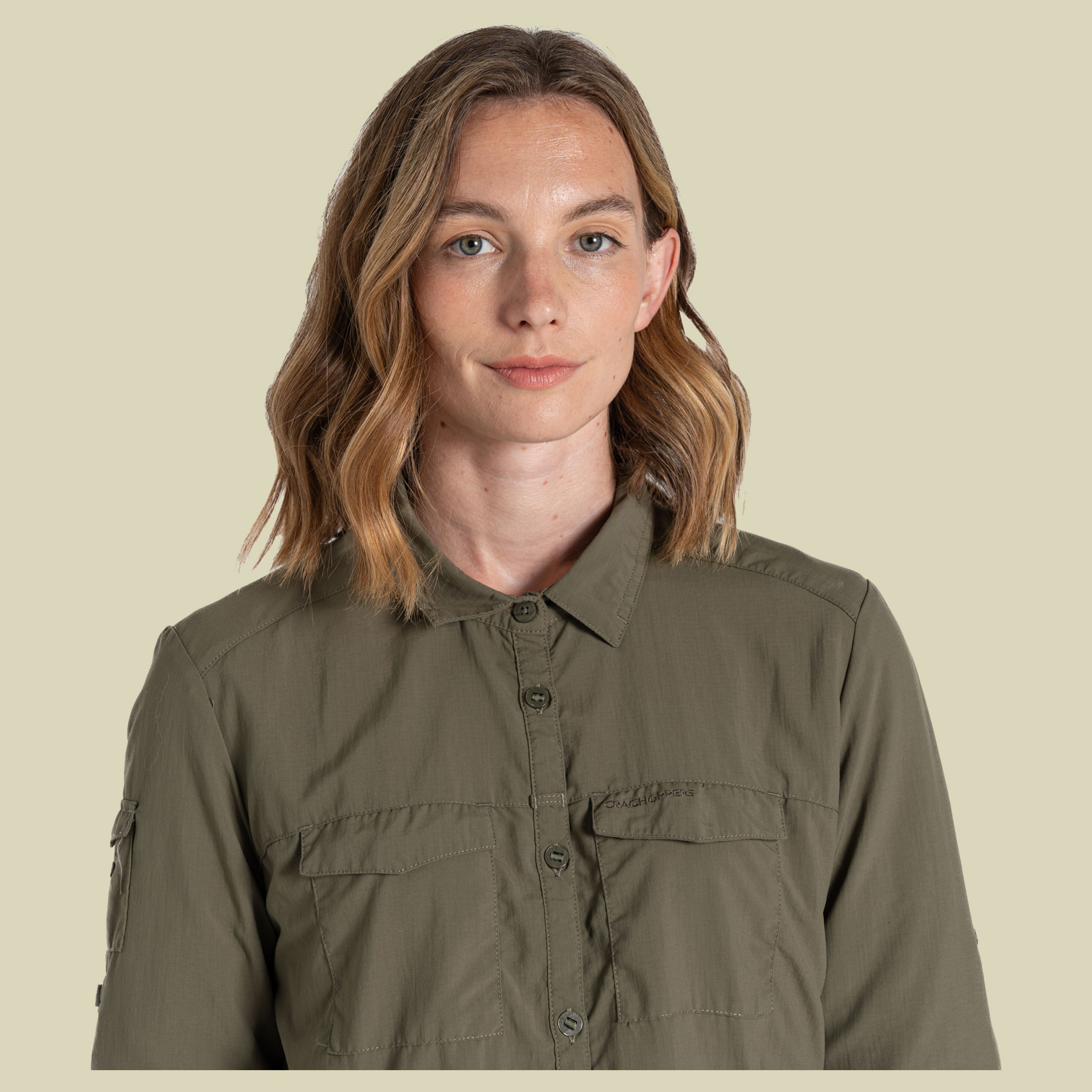 NosiLife Adventure Long Sleeved Shirt III Women 36 grün -wild olive (UK 10)
