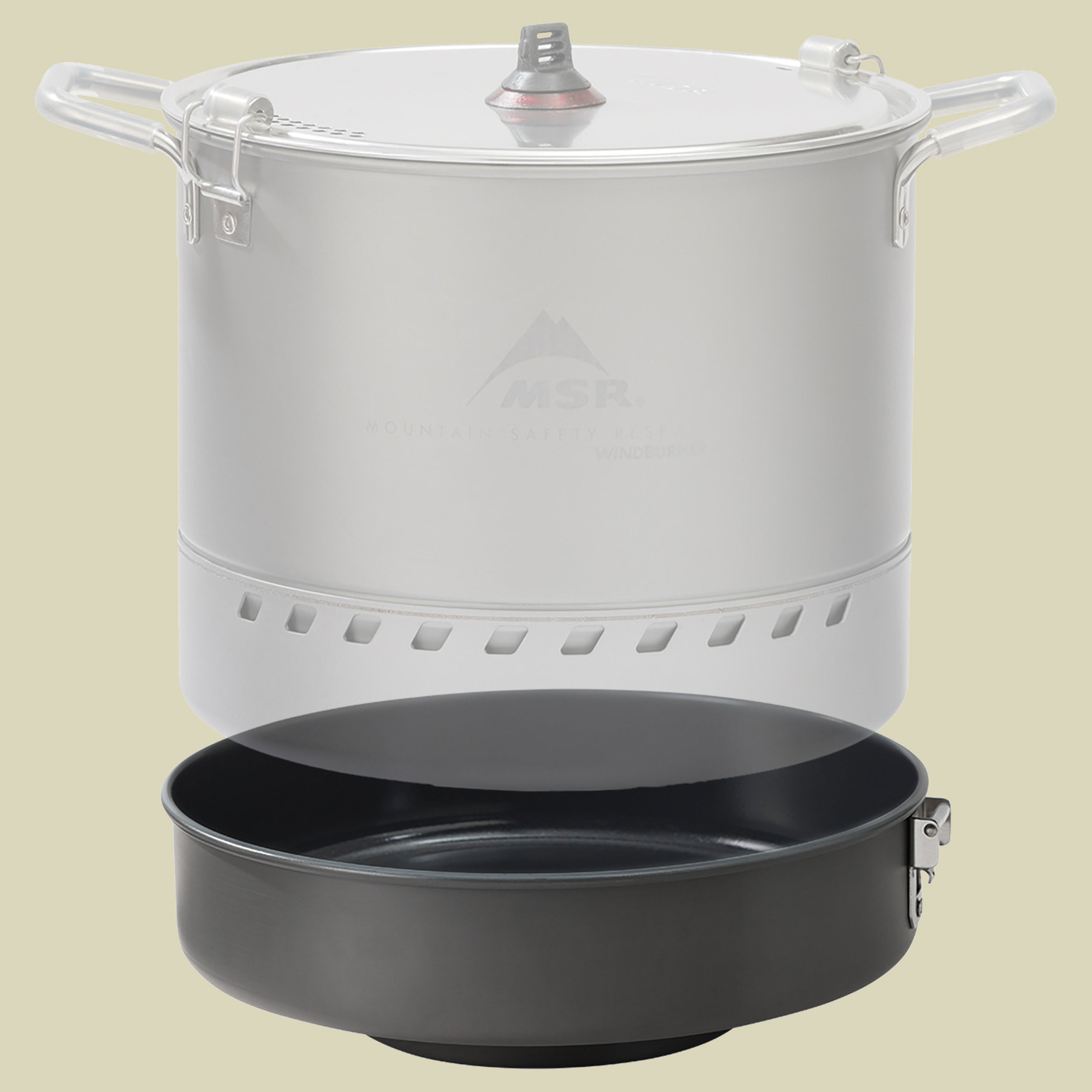 WindBurner Keramik-Pfanne Volumen 1,5 L Farbe gray