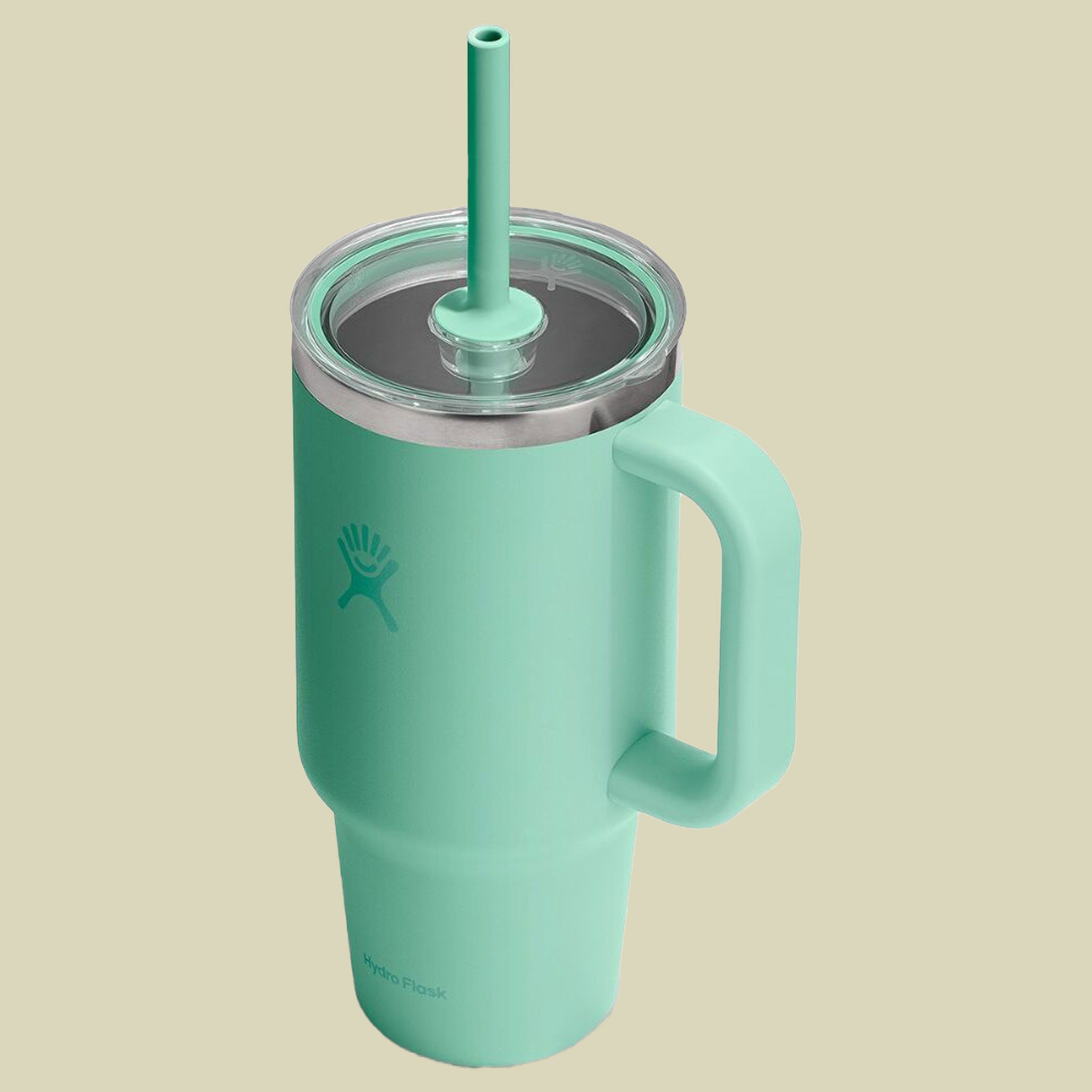 32oz All Around Travel Tumbler 946 ml grün - clear lid mermaid green