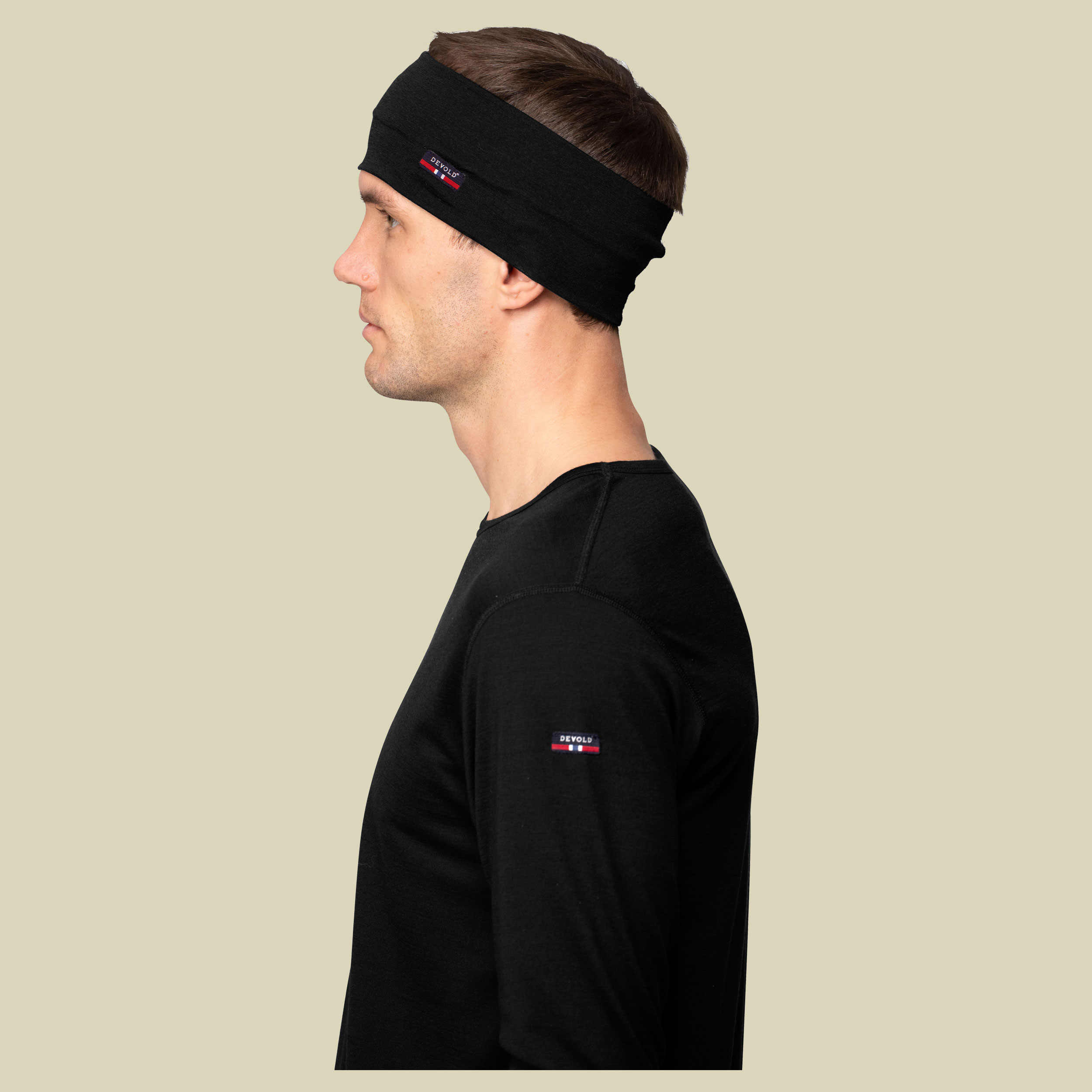 Breeze Merino 150 Headband one size schwarz - black