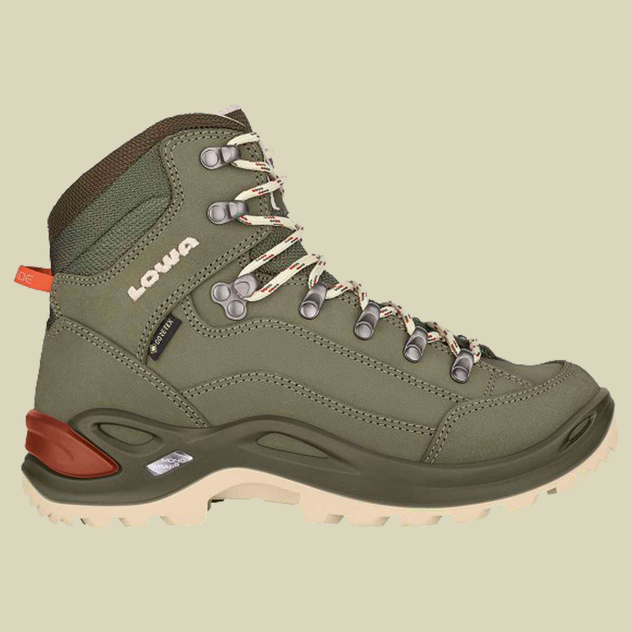Renegade GTX Mid Women Größe UK 5 Farbe graugrün/panna