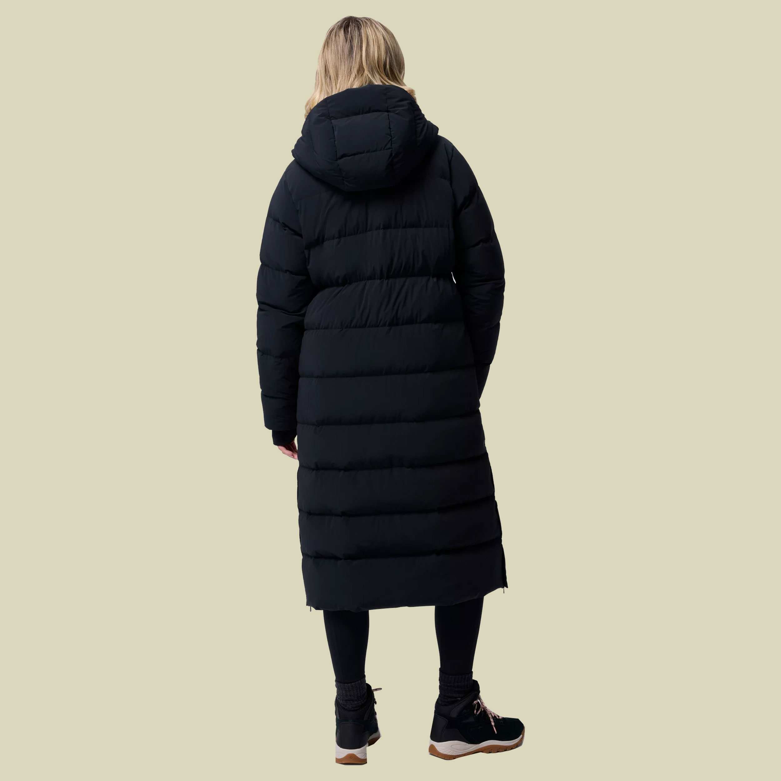 Amaze Puff Long Hooded Jacket Women XS schwarz - Farbe black