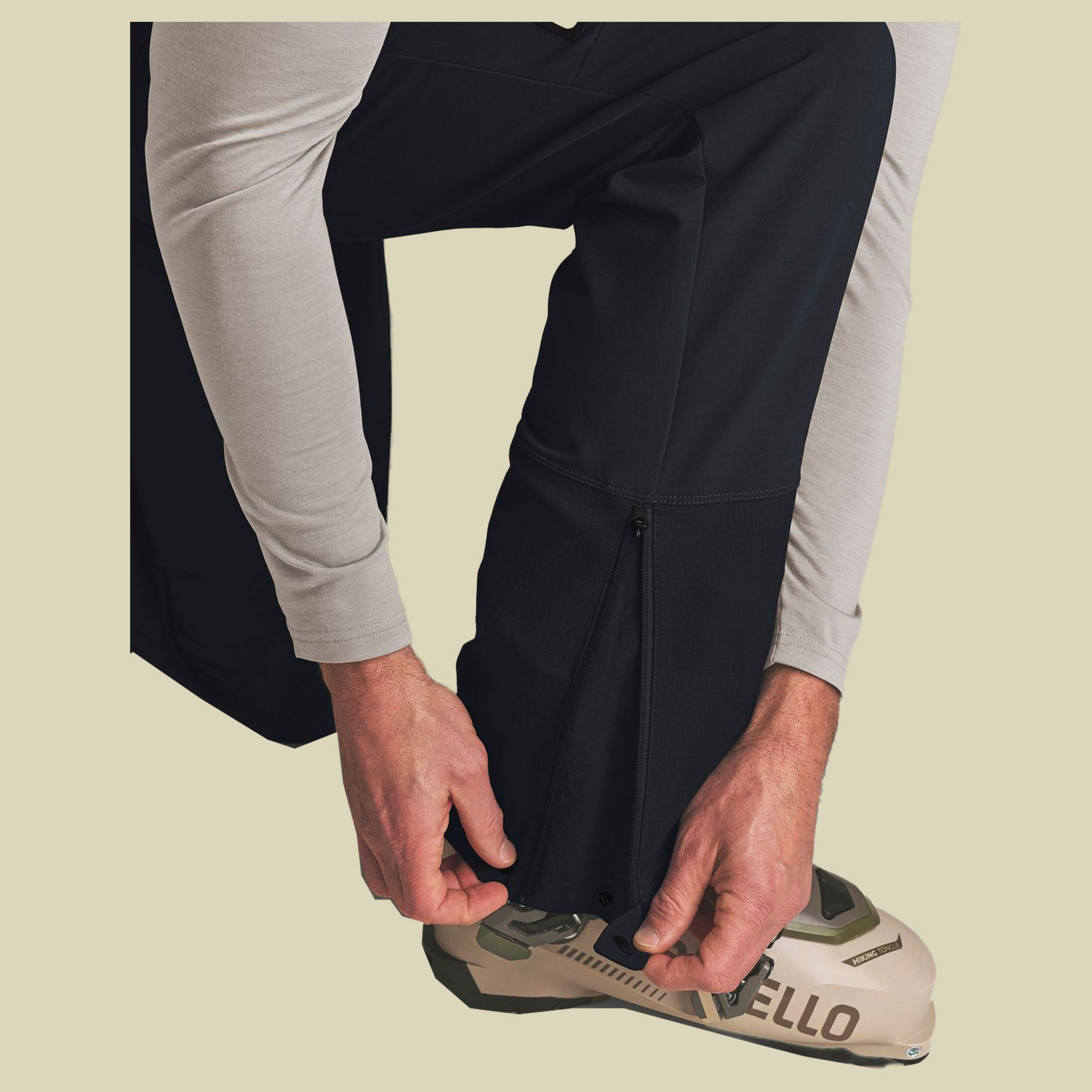 Ortler Softshell Pants Men XL schwarz - black raven