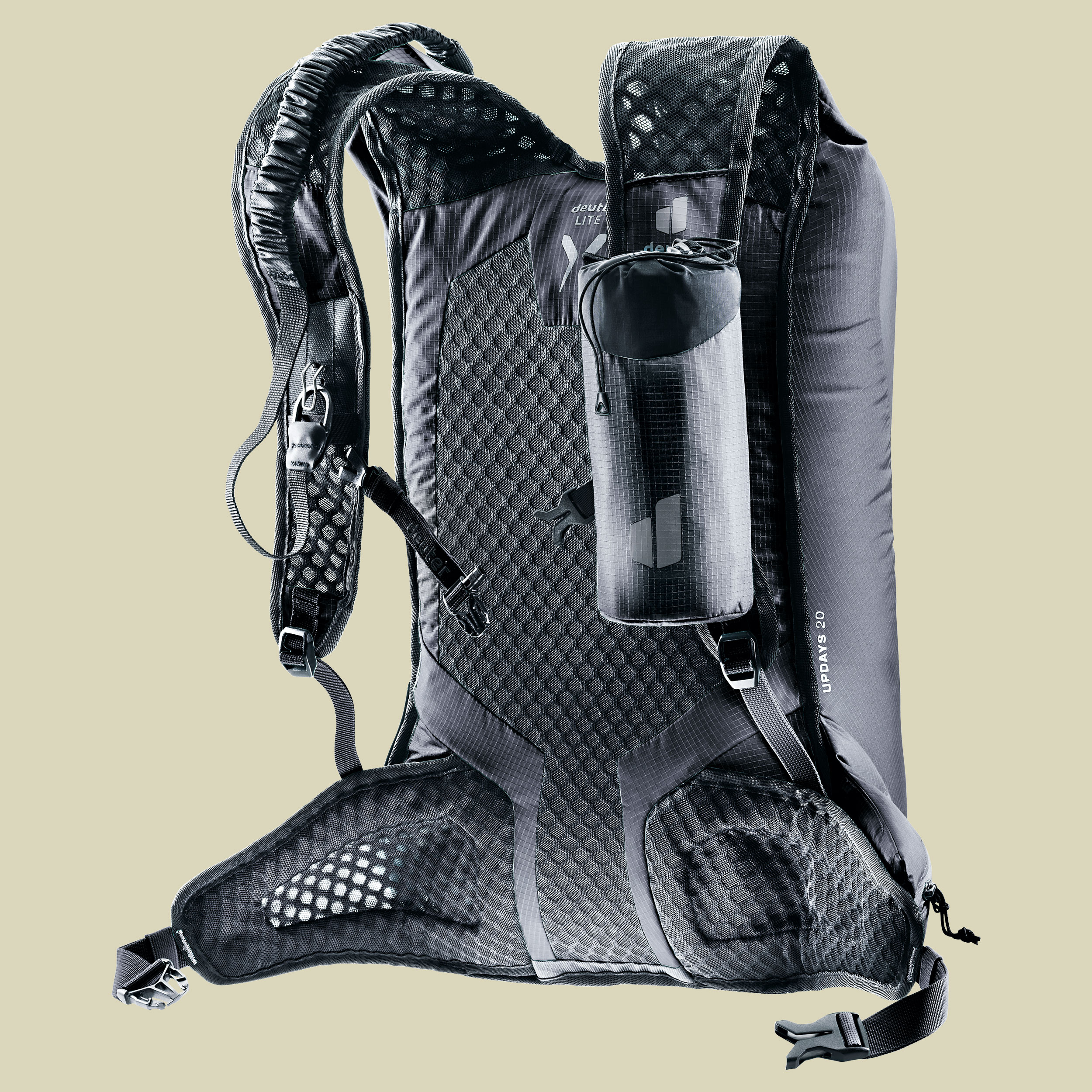Insulated Bottle Holder Farbe black