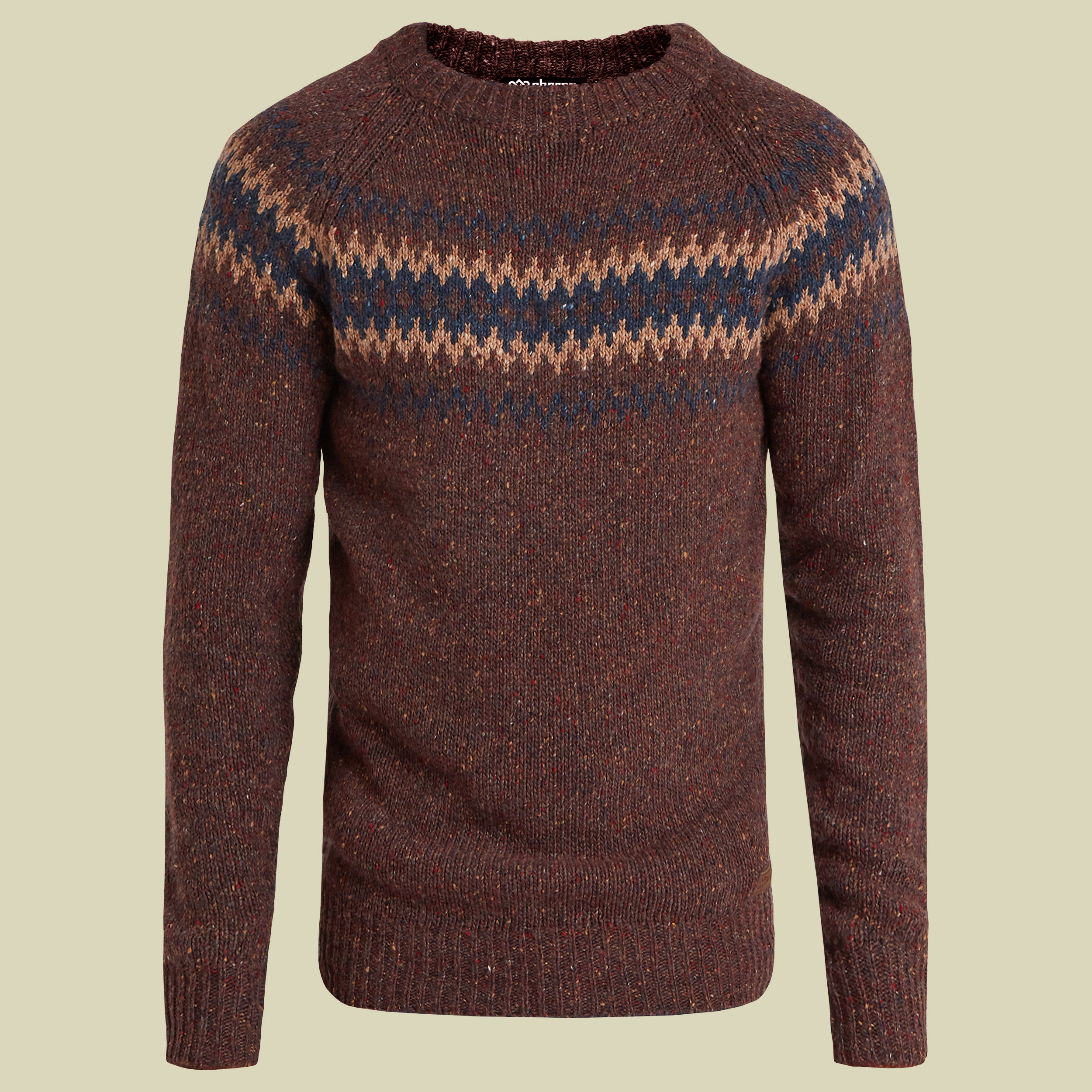 Dumji Crew Sweater Men braun3 XL - Farbe bark