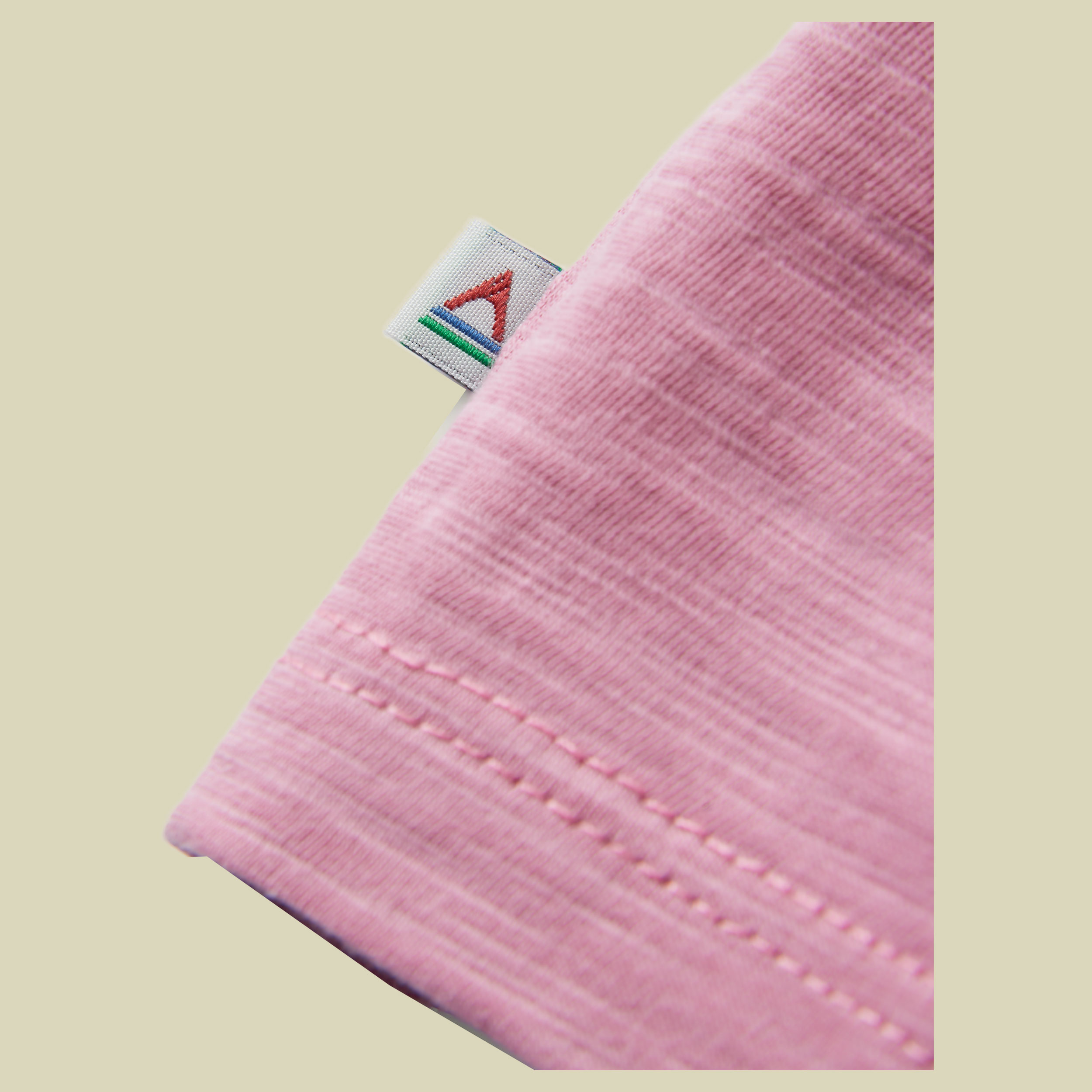 Laidback Recycled Cotton T-Shirt Women L pink - pink haze