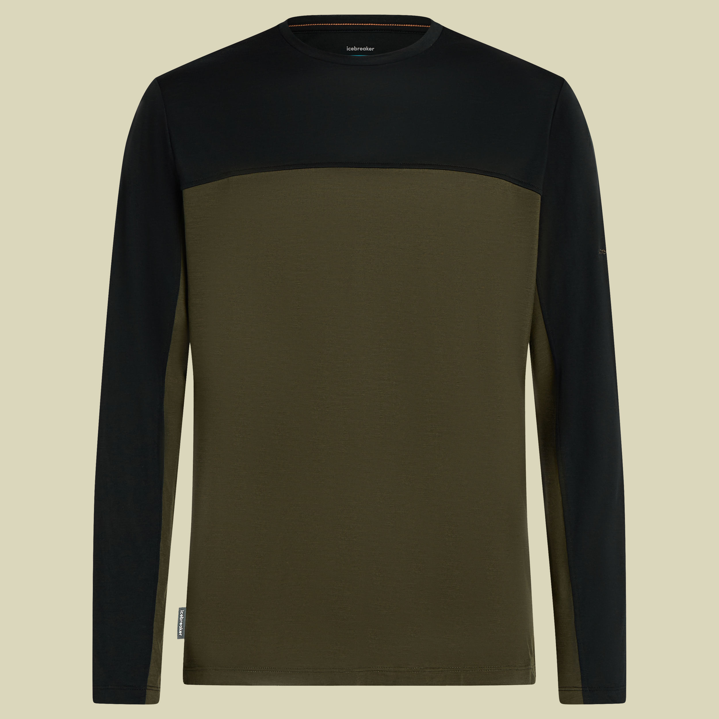 Merino Blend 125 Cool-Lite Sphere LS Tee Colour Block Men