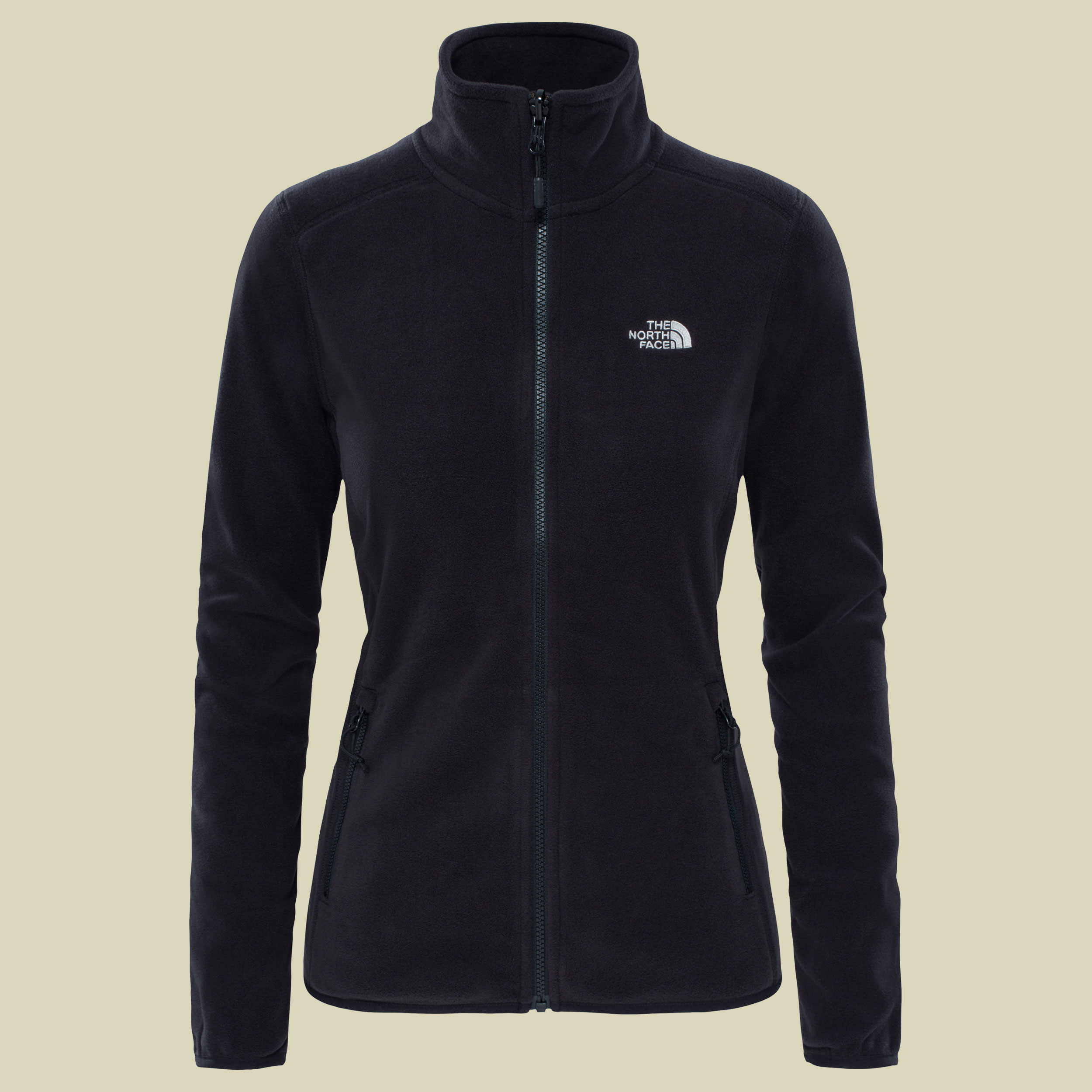 100 Glacier Full Zip Women Größe S Farbe TNF black