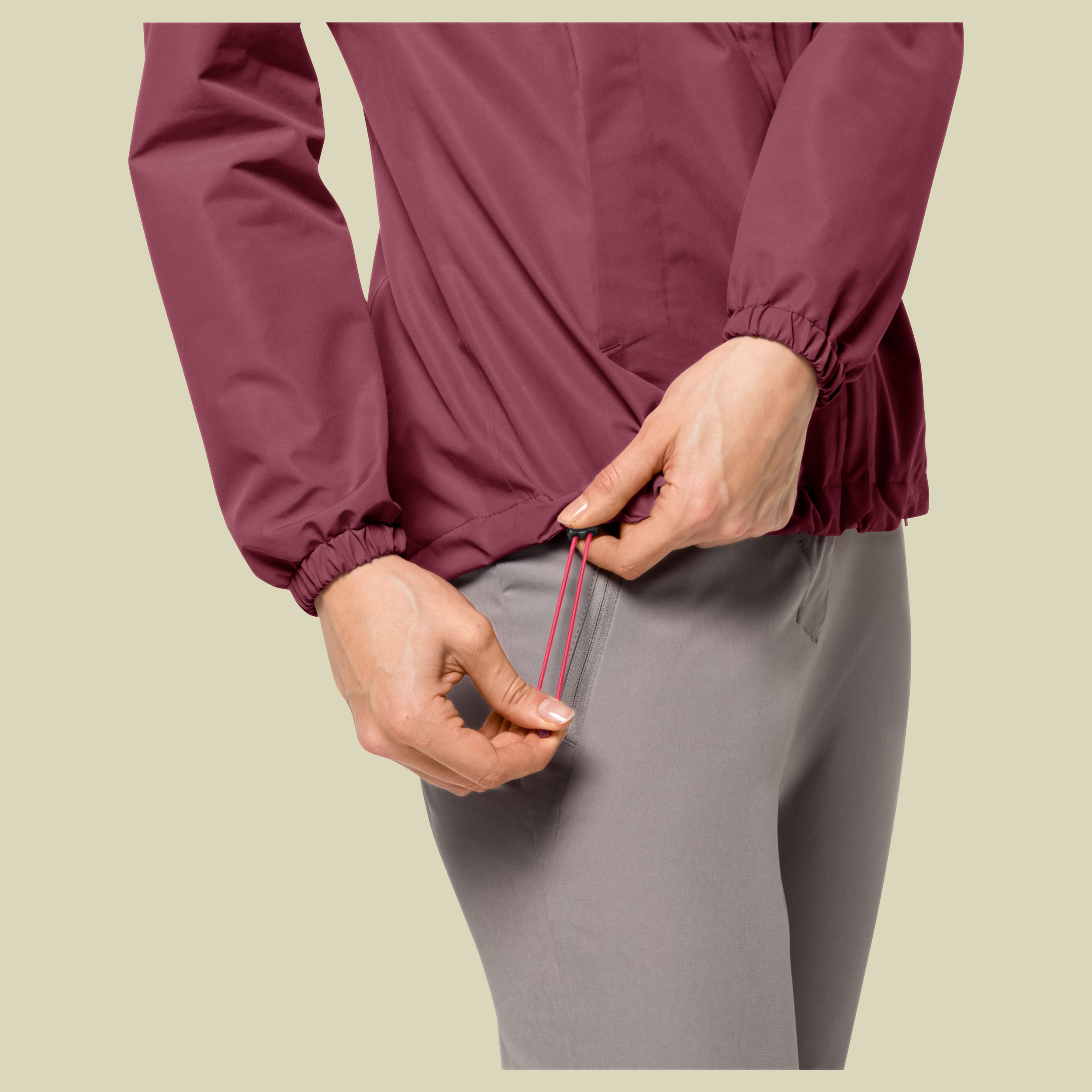 Stormy Point 2L Jacket Women Größe L  Farbe sangria red